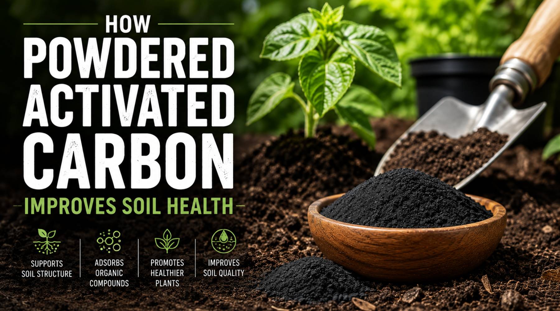 How Activated Carbon Improves Soil Health