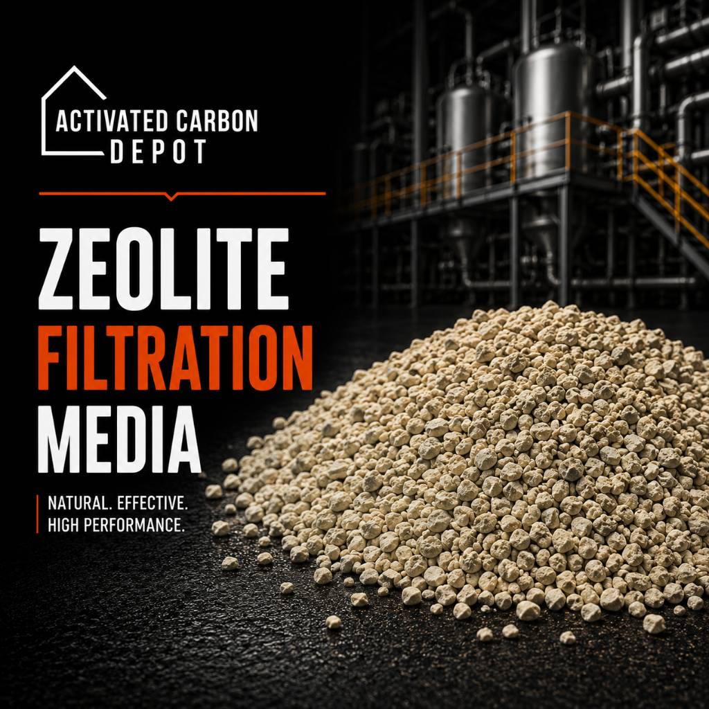 Zeolite Filtration Media for Water Treatment & Ammonia Removal