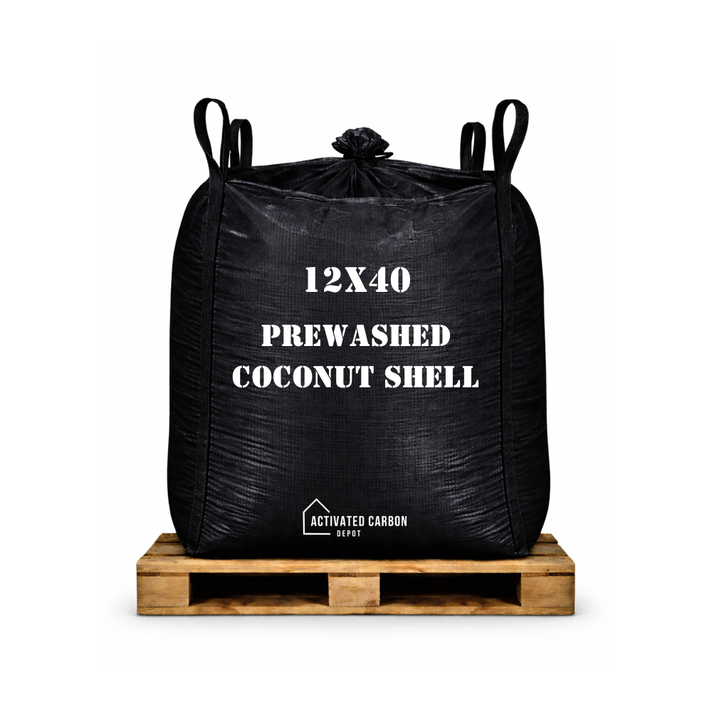 衛生日用品 KOKENTO CARBONS 12x40 Prewashed Coconut Carbon – Liquid Phase – 1100 lb Pallet