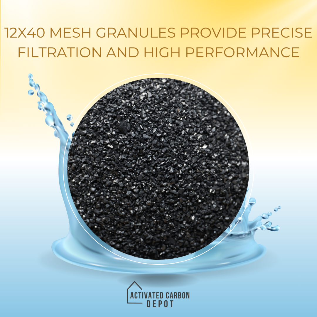 12x40 Liquid Phase Coconut Shell Prewashed Activated Carbon -  Activated Carbon Depot.