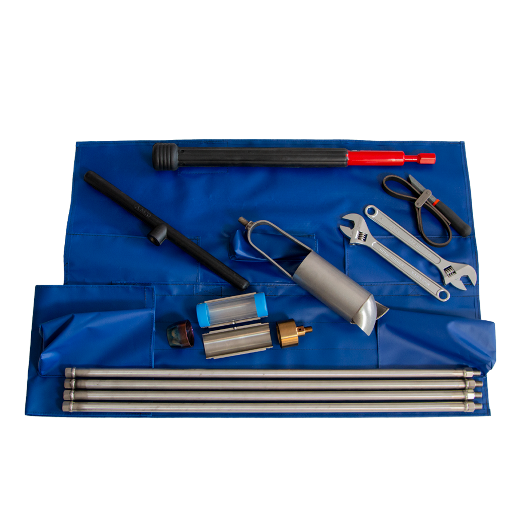 AMS 3-1/4 X 3' SST Split SCS Mini Kit, 5/8 Thread | AMS Soil Sampling Equipment