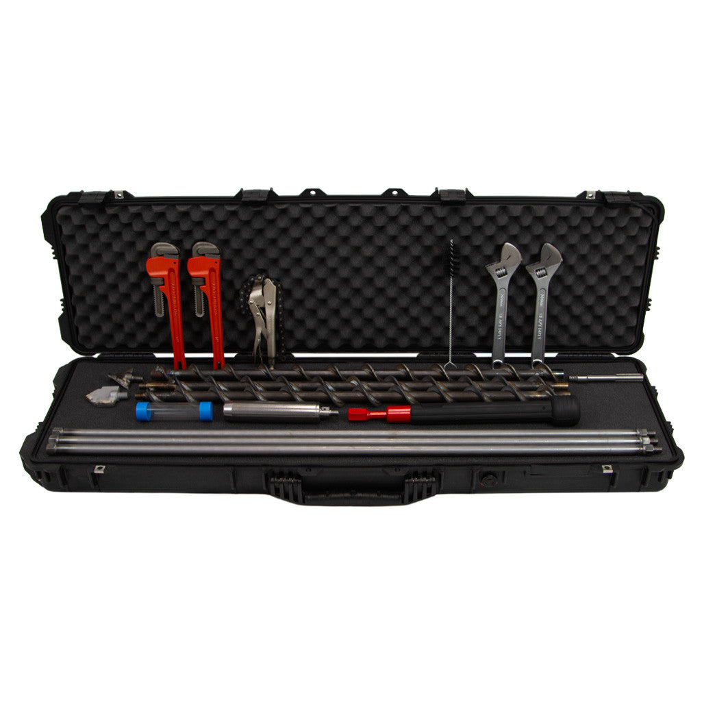 AMS 2 Flighted Auger Kit w/ No Drill, 5/8 Thread | AMS Soil Sampling Equipment