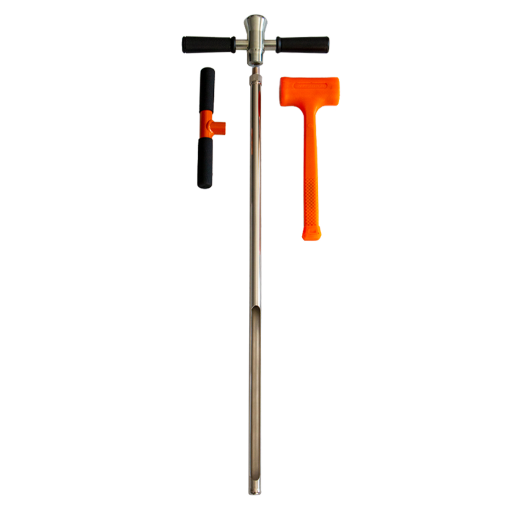 401.075 AMS 7/8" X 33" Hammer-Head Soil Probe Kit, 5/8" Thread