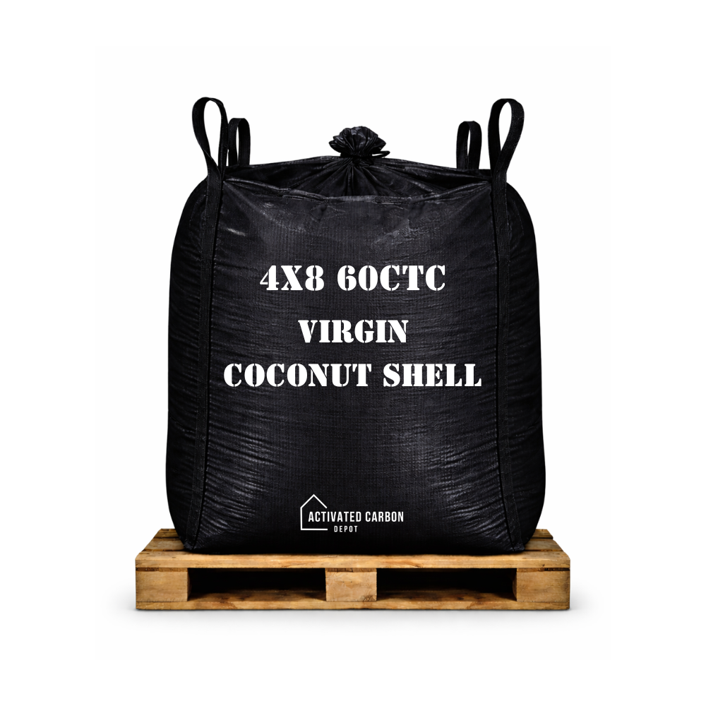 4x8 Coconut Shell Activated Carbon – 60 CTC – 1100 lb Pallet