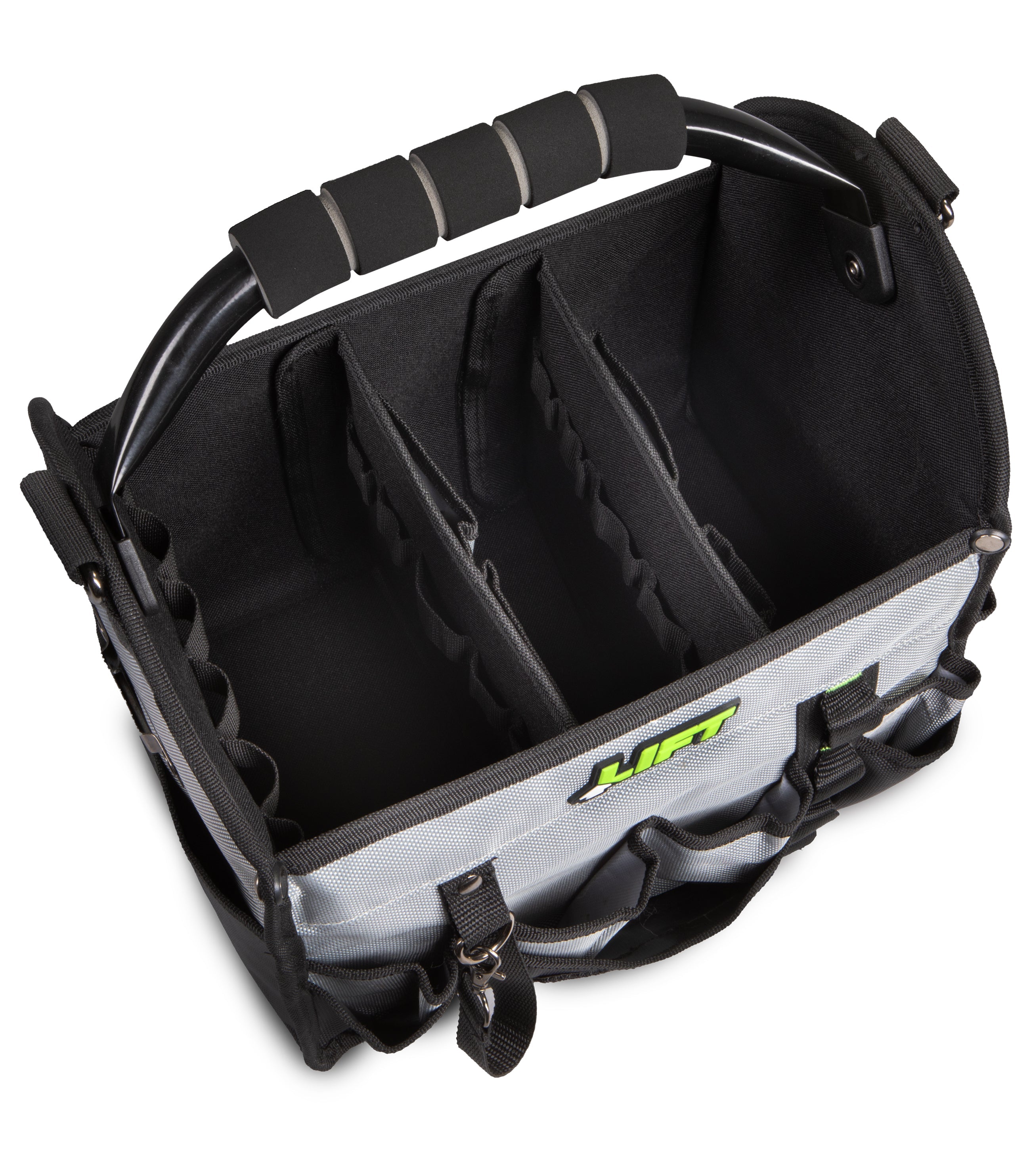 LIFT Safety Open Top Tool Bag | 1680D Ballistic Shell | 17 Pockets | Reinforced Base