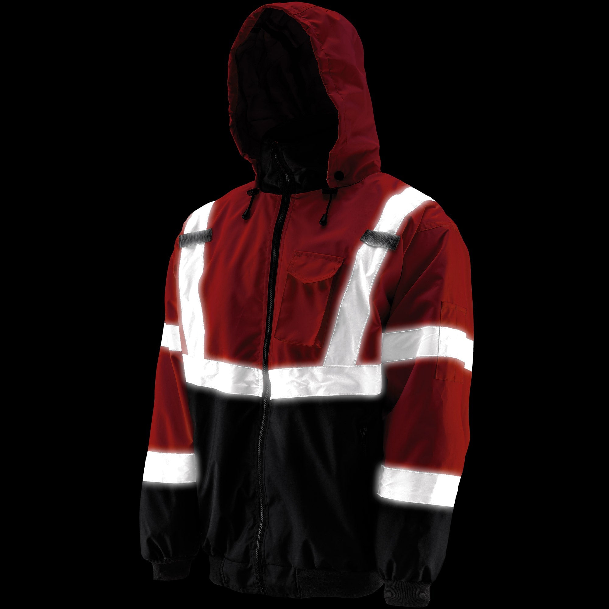 LIFT Safety Hi-Viz Orange Bomber Jacket | ANSI Level 3 Type R | Waterproof