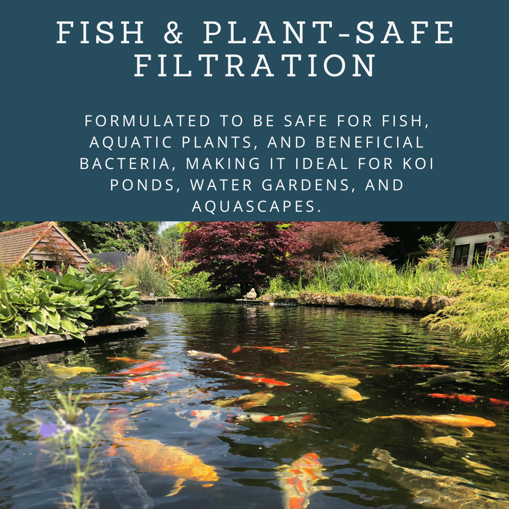 Activated Carbon for Ponds - Fish & Plant-Safe Filtration