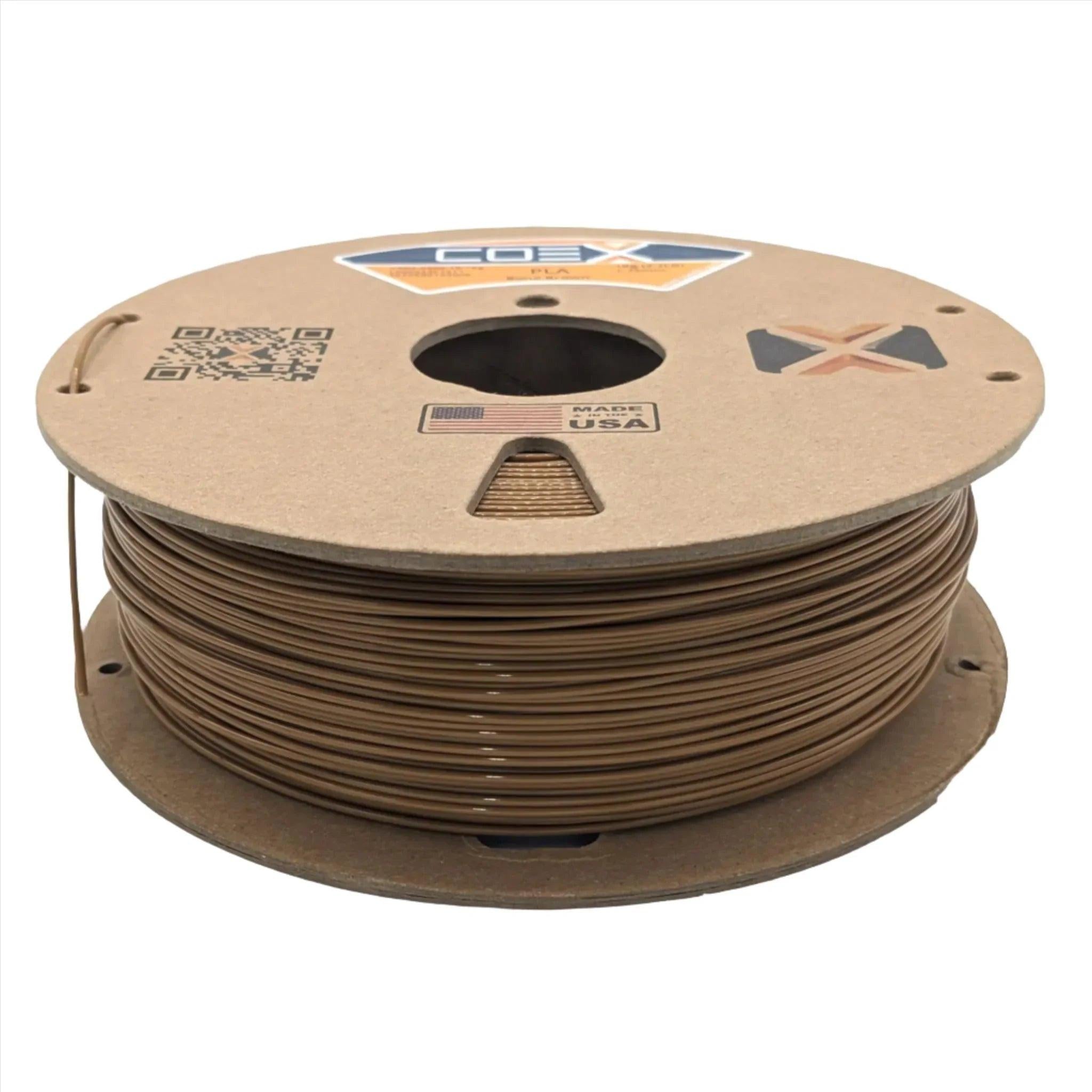 COEX 3D PLA Filament – Bone Brown – Easy Print, Smooth Finish 3D Printing Material