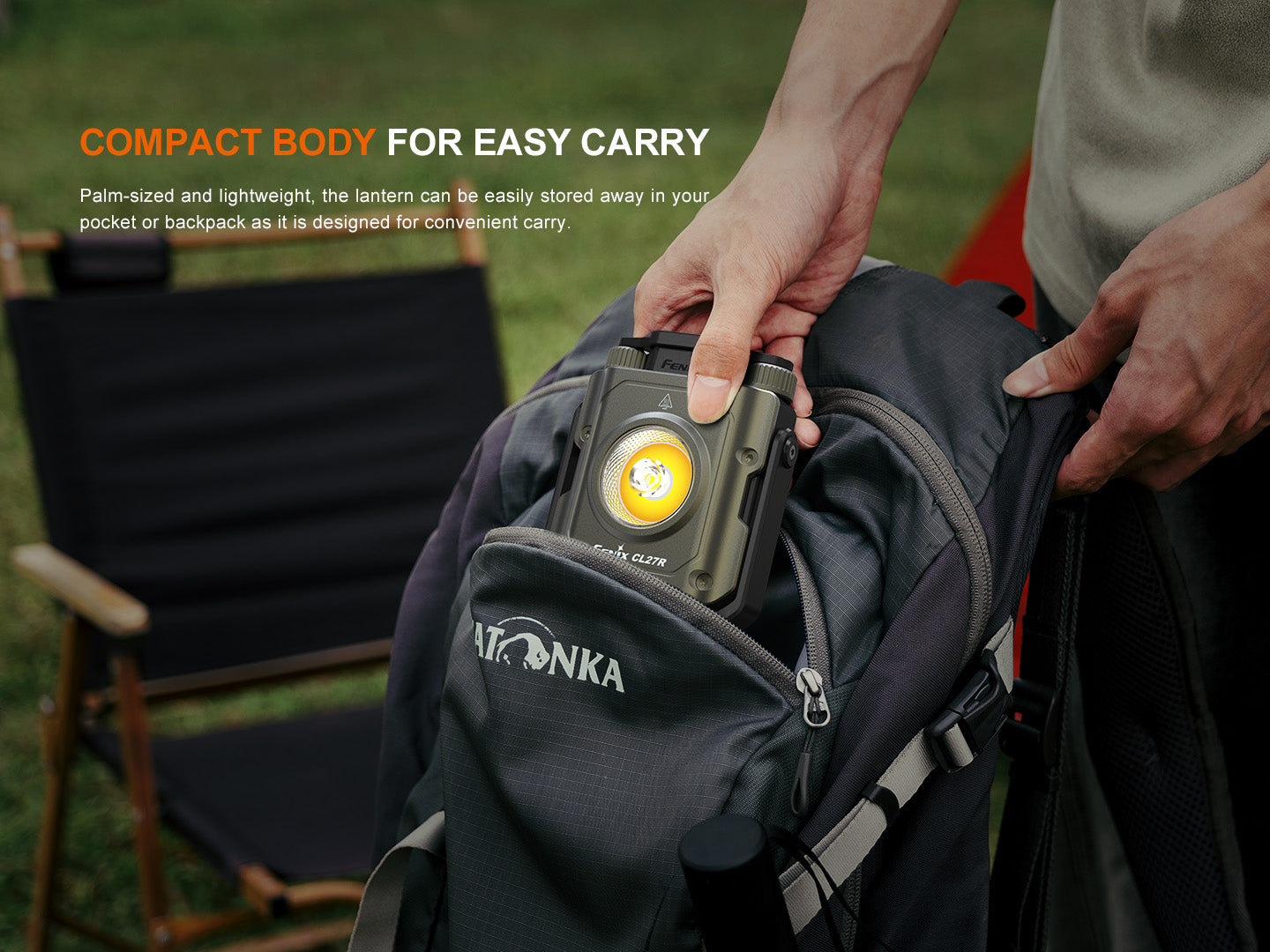 Fenix CL27R Multifunctional Outdoor Lantern | 1600 Lumens | Dual Beam | 2700K-6500K | IP66