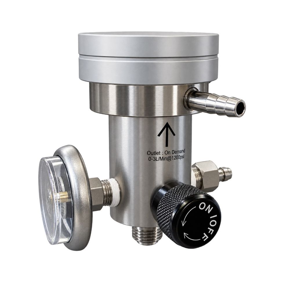 Dual Function Calibration Gas Regulator – Fixed Flow & Demand Flow