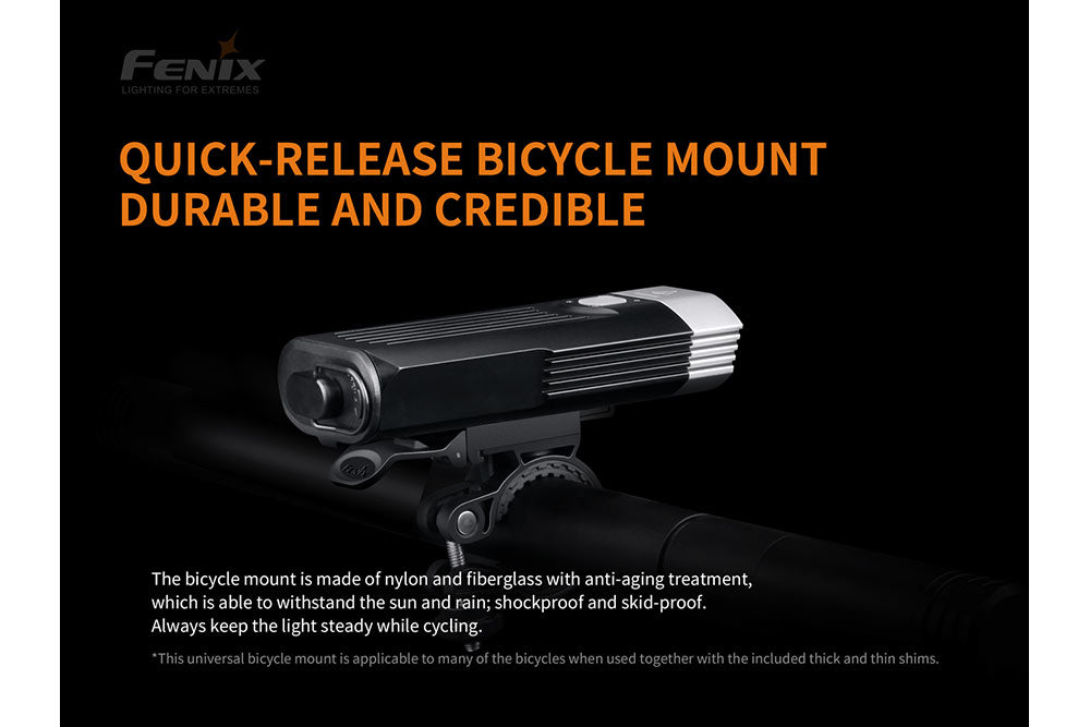 Fenix BC30 V2 LED Bike Light | 2200 Lumens | 610 ft | Dual Beam | Bluetooth