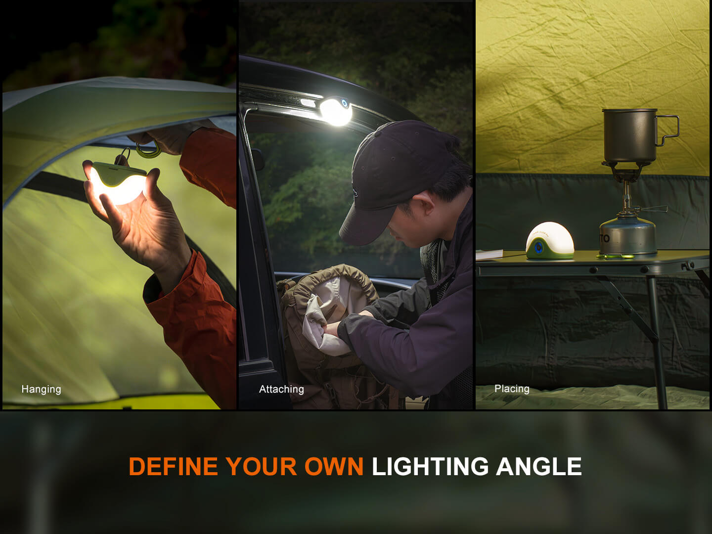 Fenix CL20R Pro Smart Multicolor Camping Lantern | 400 Lumens | RGB | Motion Sensing | IP65