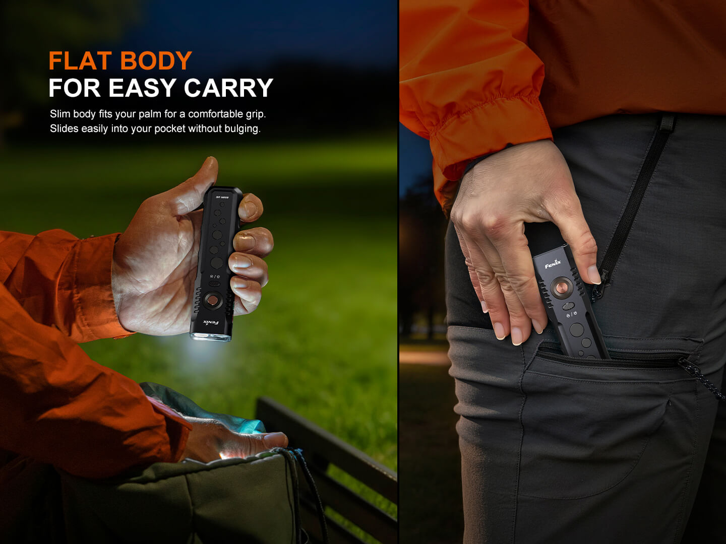 Fenix E08R UE Multi-Light EDC Flashlight | 1600 Lumens | Green Laser | Red Light | IP66