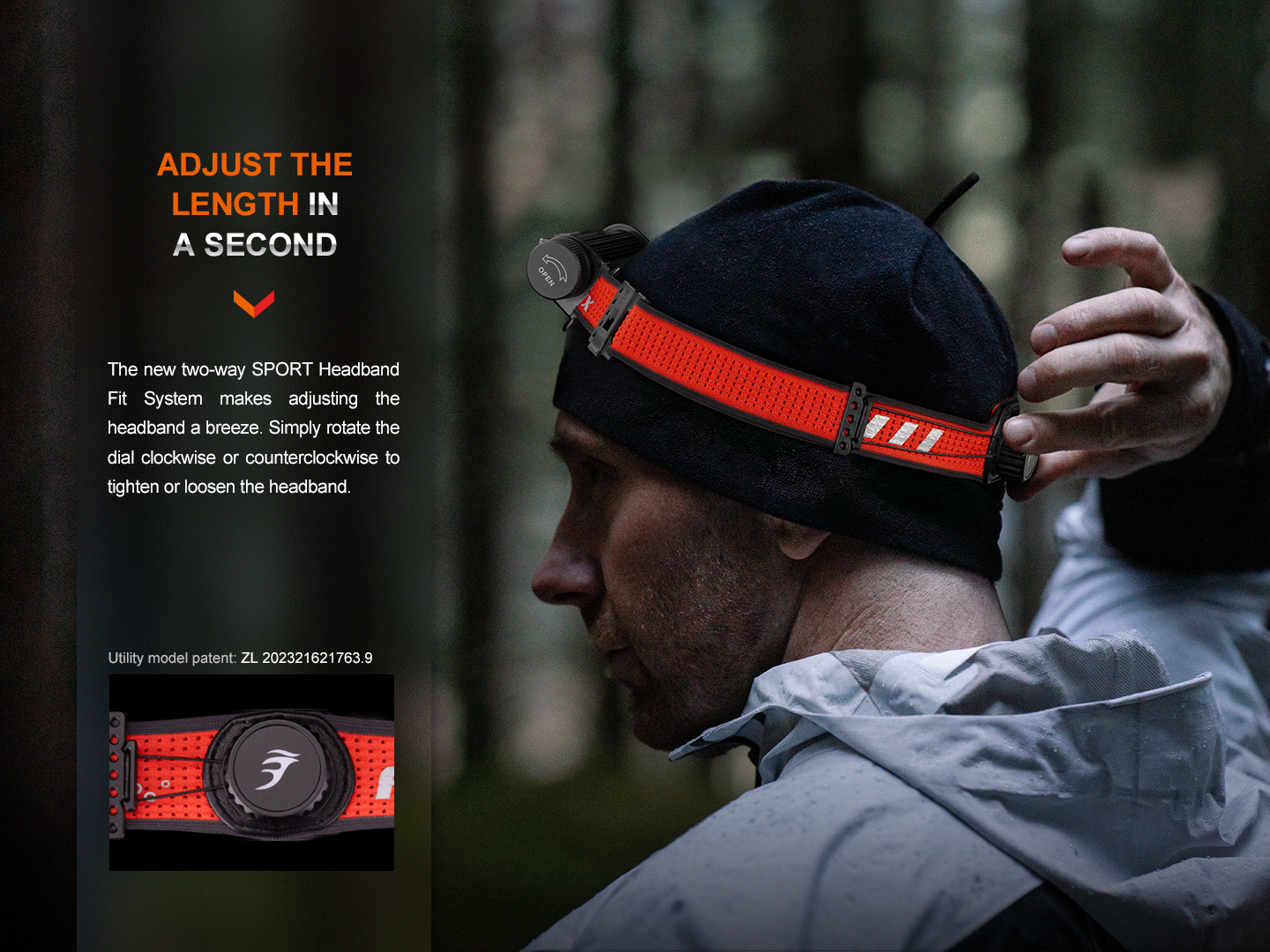 Fenix HM62-T Trail Running Headlamp | 1200 Lumens | Magnesium Body | Emergency Whistle | IP68
