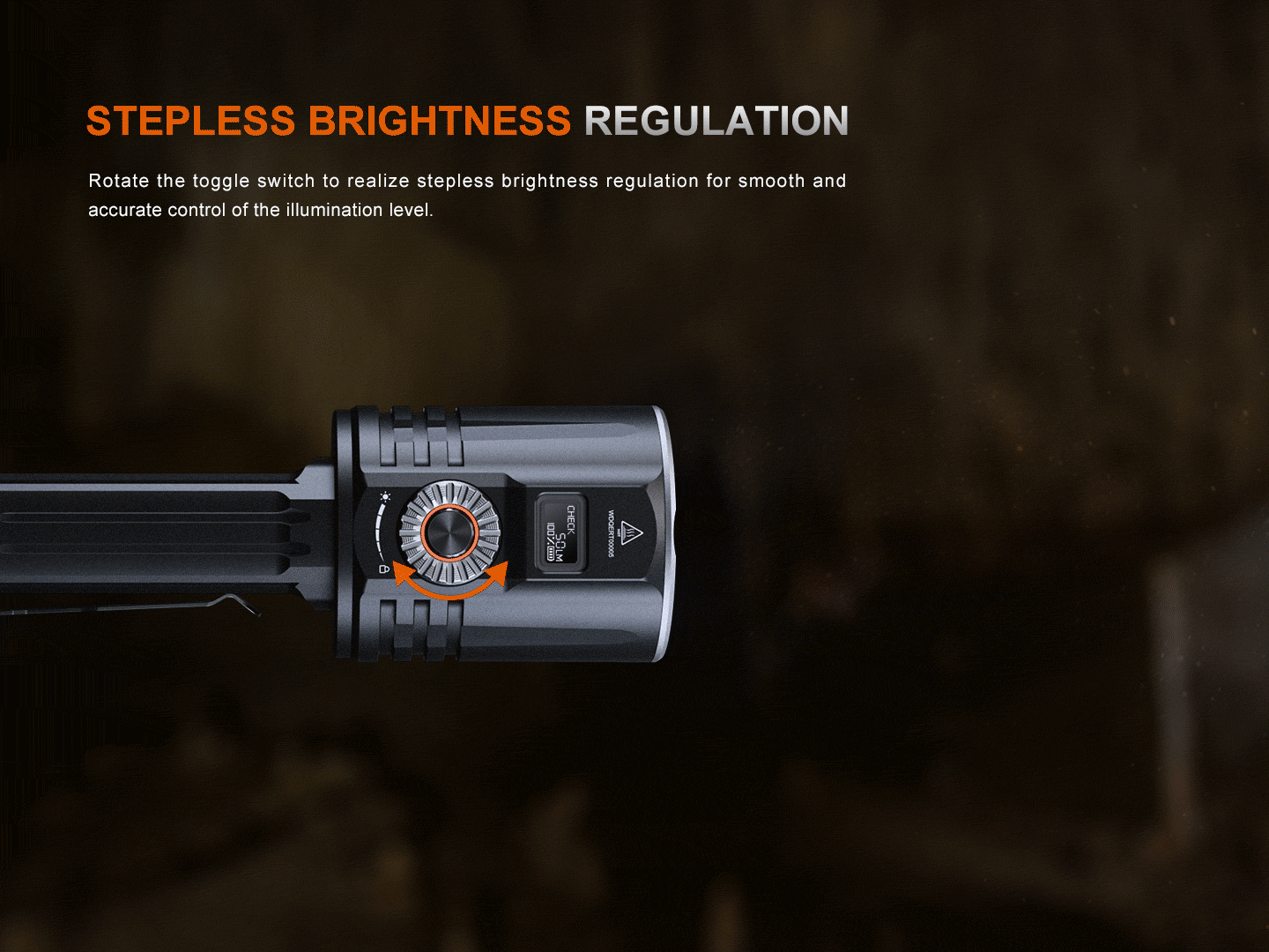 Fenix LR36R White Laser Searching Flashlight | 10,000 Lumens | 4134 ft | OLED | IP68