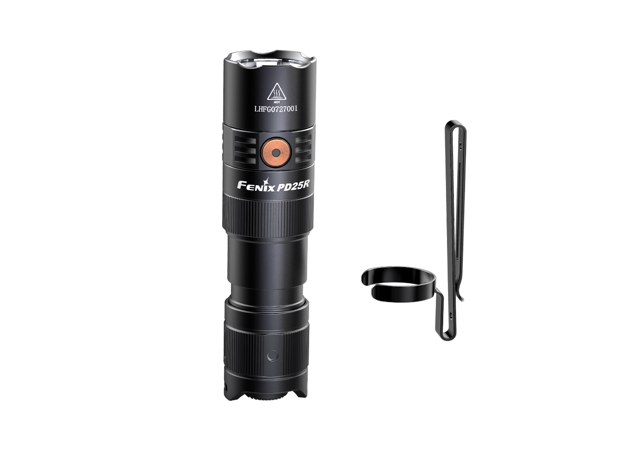 Fenix PD25R Rechargeable EDC Flashlight | 800 Lumens | 250m | IP68 | USB-C