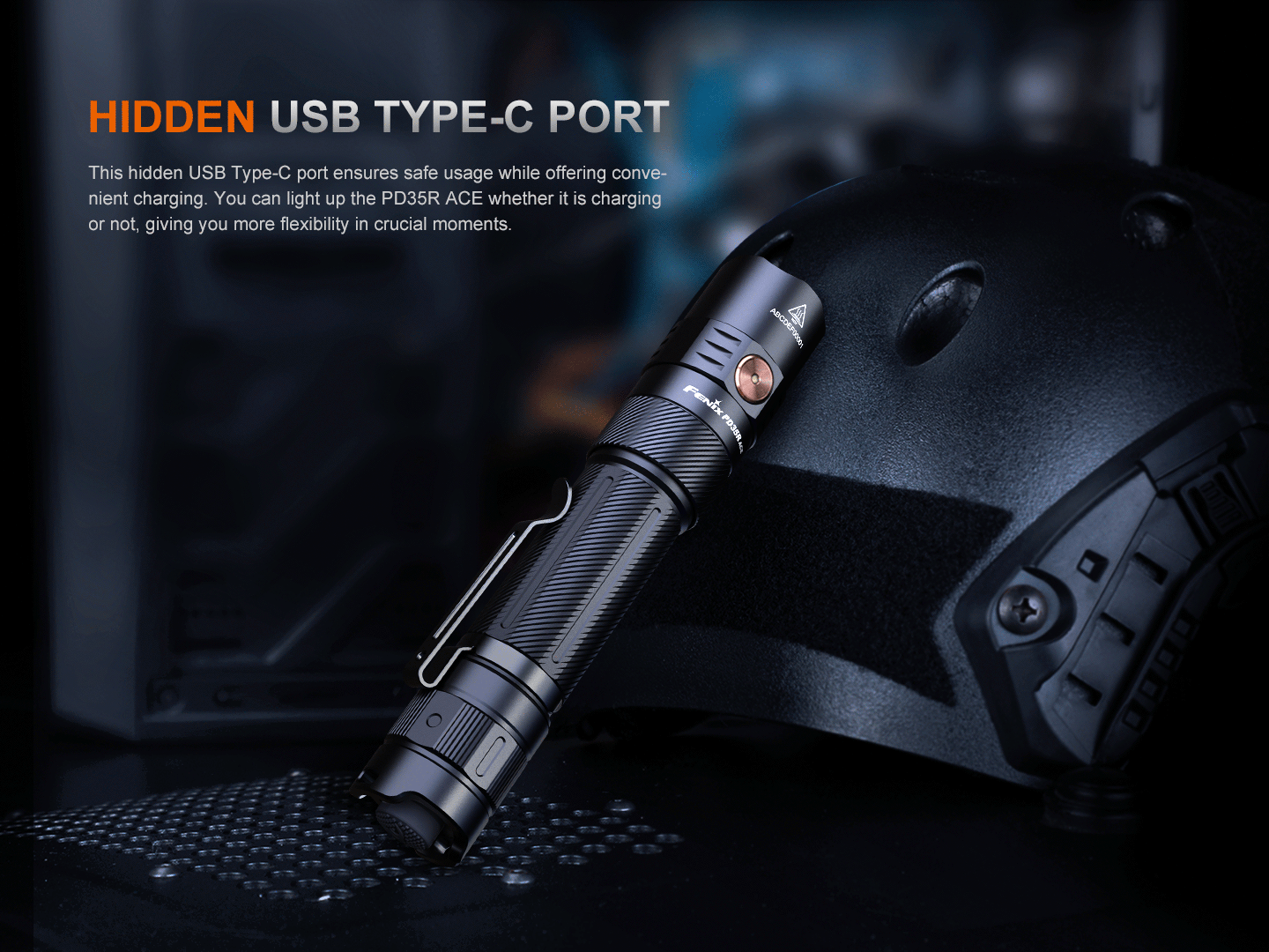 Fenix PD35R ACE Multi-Mode Tactical Flashlight | 2000 Lumens | SET | IP68