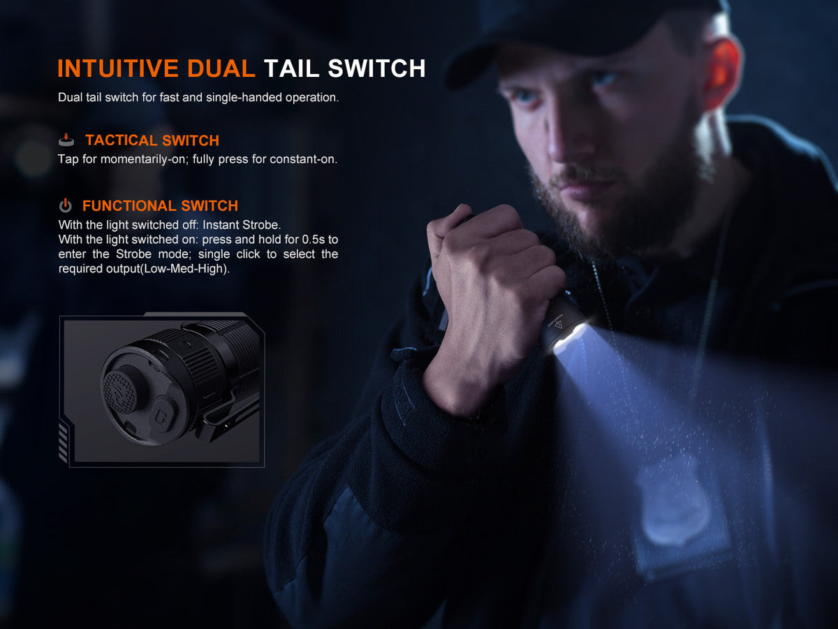 Fenix TK05R Compact Tactical EDC Flashlight | 1000 Lumens | 450m | APF | IP68 | USB-C