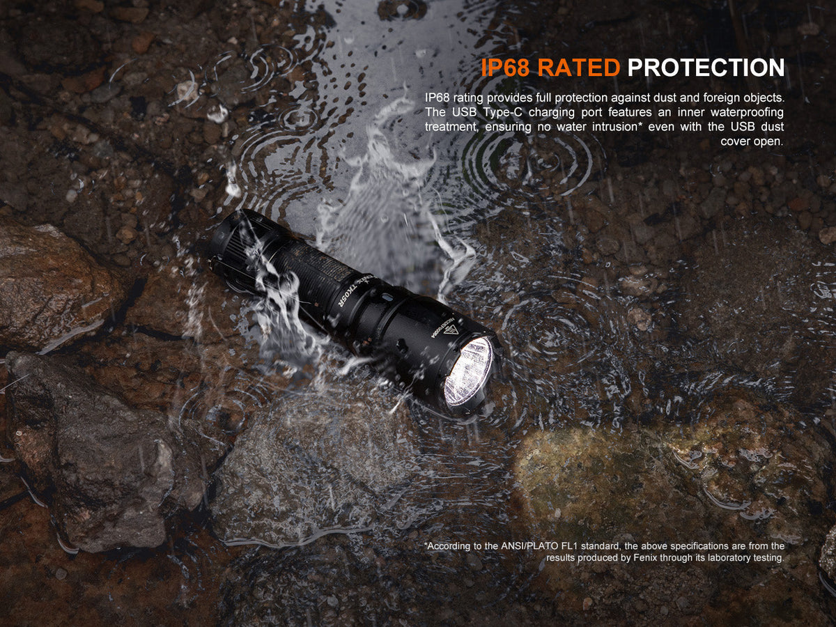 Fenix TK05R Compact Tactical EDC Flashlight | 1000 Lumens | 450m | APF | IP68 | USB-C