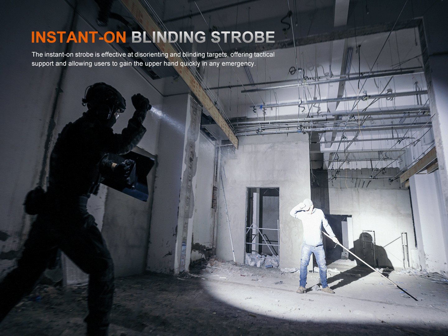 Fenix TK21R Duty Flashlight | 3600 Lumens | 480m | SFT90 LED | APF | 1.5-Hr Charge | IP68