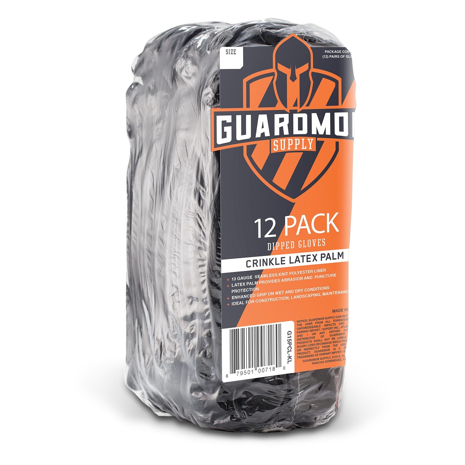 LIFT Safety Crinkle Latex Work Glove | 12-Pack