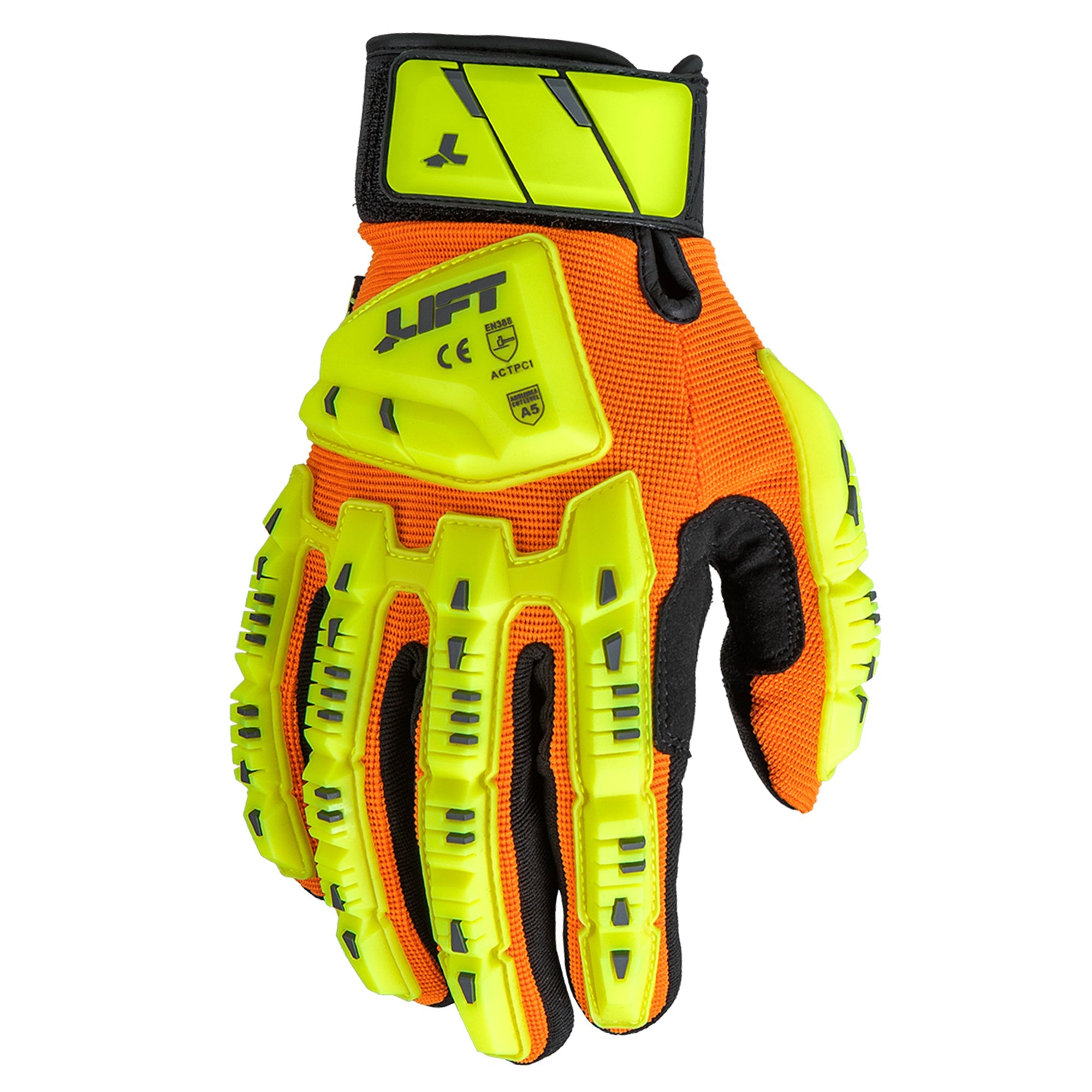 LIFT Safety Super Duty SDS-1100 Impact Work Glove | ANSI A6 Cut | CE EN388 | SM–2XL