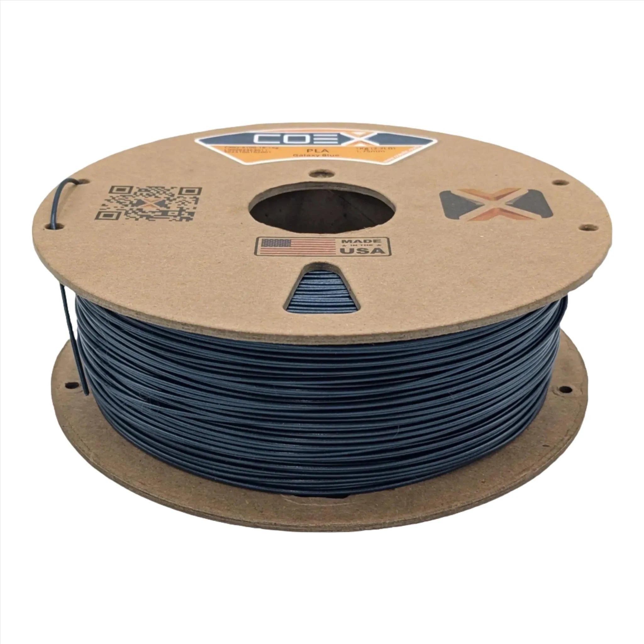 COEX 3D PLA Filament – Galaxy Blue – Easy Print, Smooth Finish 3D Printing Material