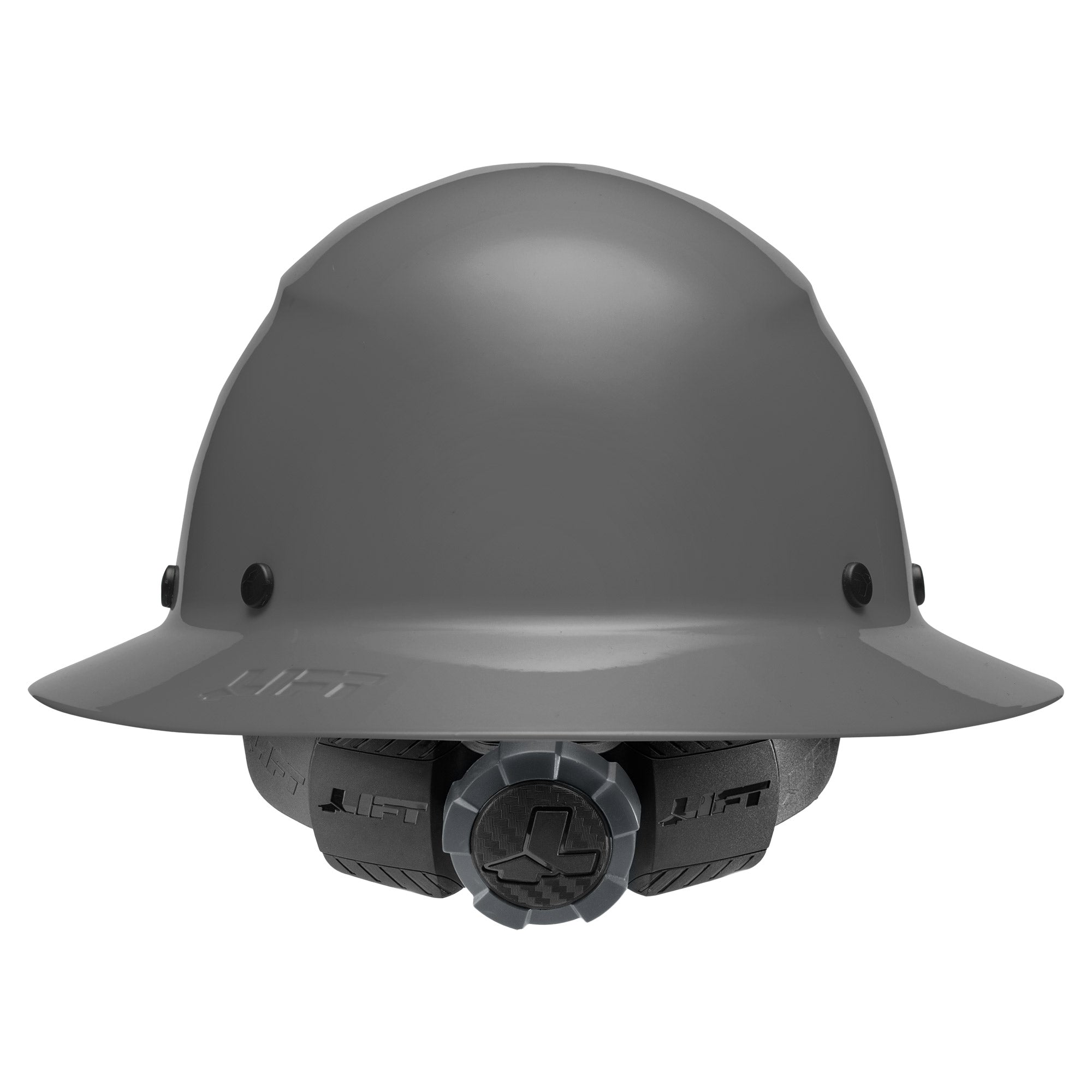 LIFT Safety DAX Carbon Grey Full Brim Hard Hat | ANSI Type I Class C | EN 397