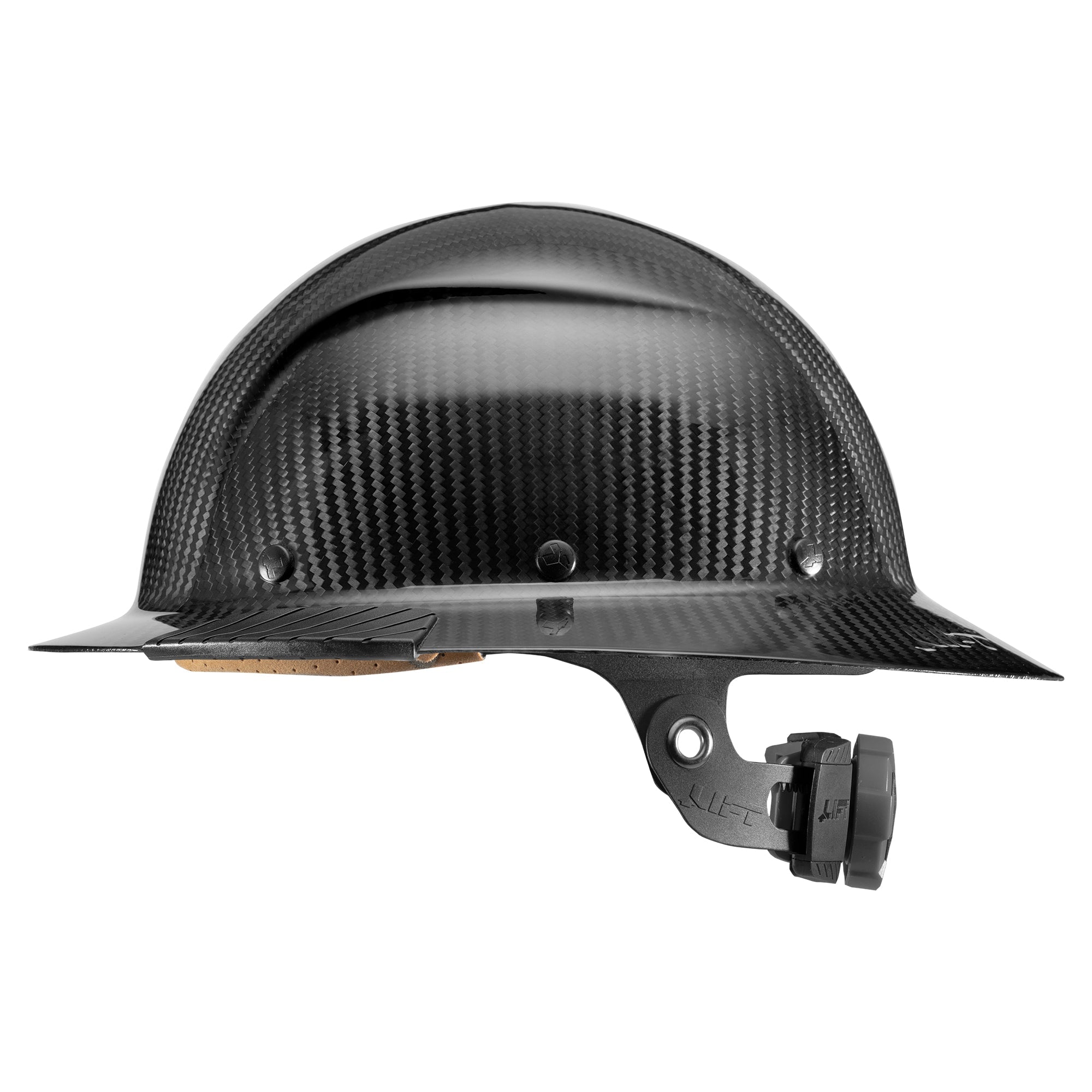 LIFT Safety DAX Carbon Fiber Full Brim Hard Hat | ANSI Type I Class C | EN 397 | Gloss & Matte