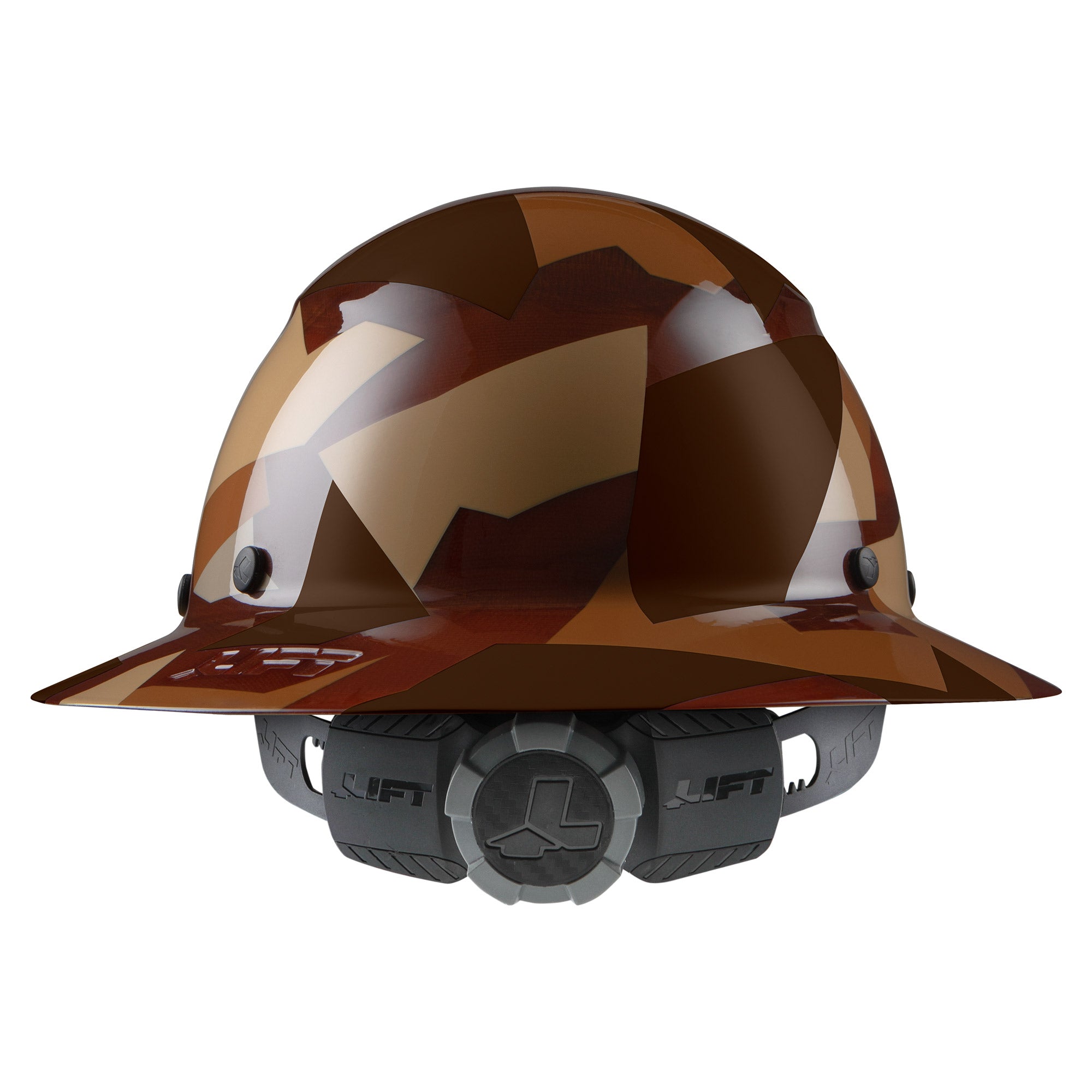 LIFT Safety DAX Fifty/50 Desert Camo Full Brim Hard Hat | ANSI Type I Class G | EN 397