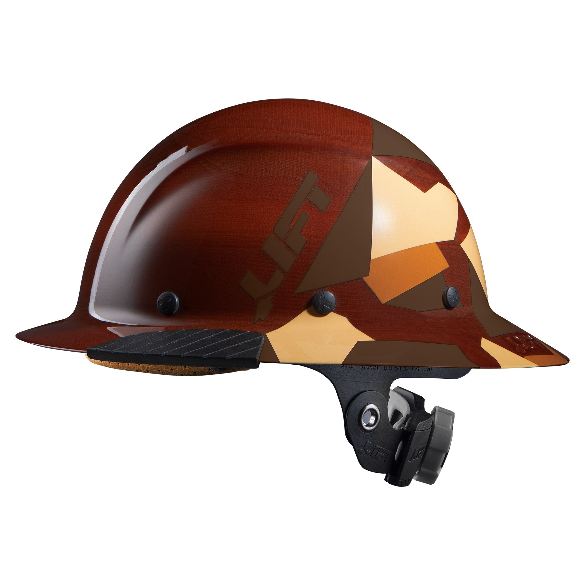 LIFT Safety DAX Fifty/50 Desert Camo Full Brim Hard Hat | ANSI Type I Class G | EN 397
