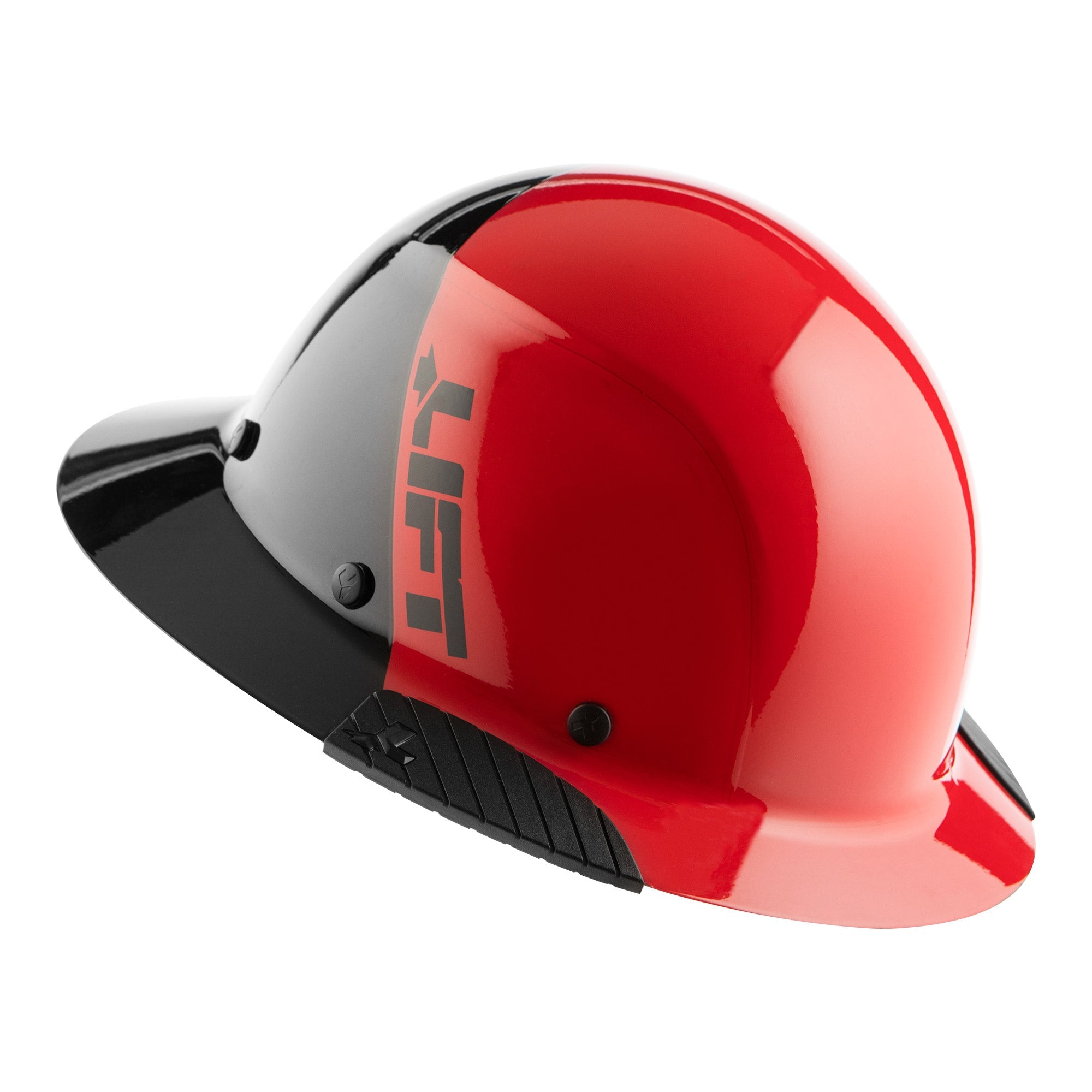 LIFT Safety DAX Fifty/50 Red Full Brim Hard Hat | ANSI Type I Class G | EN 397