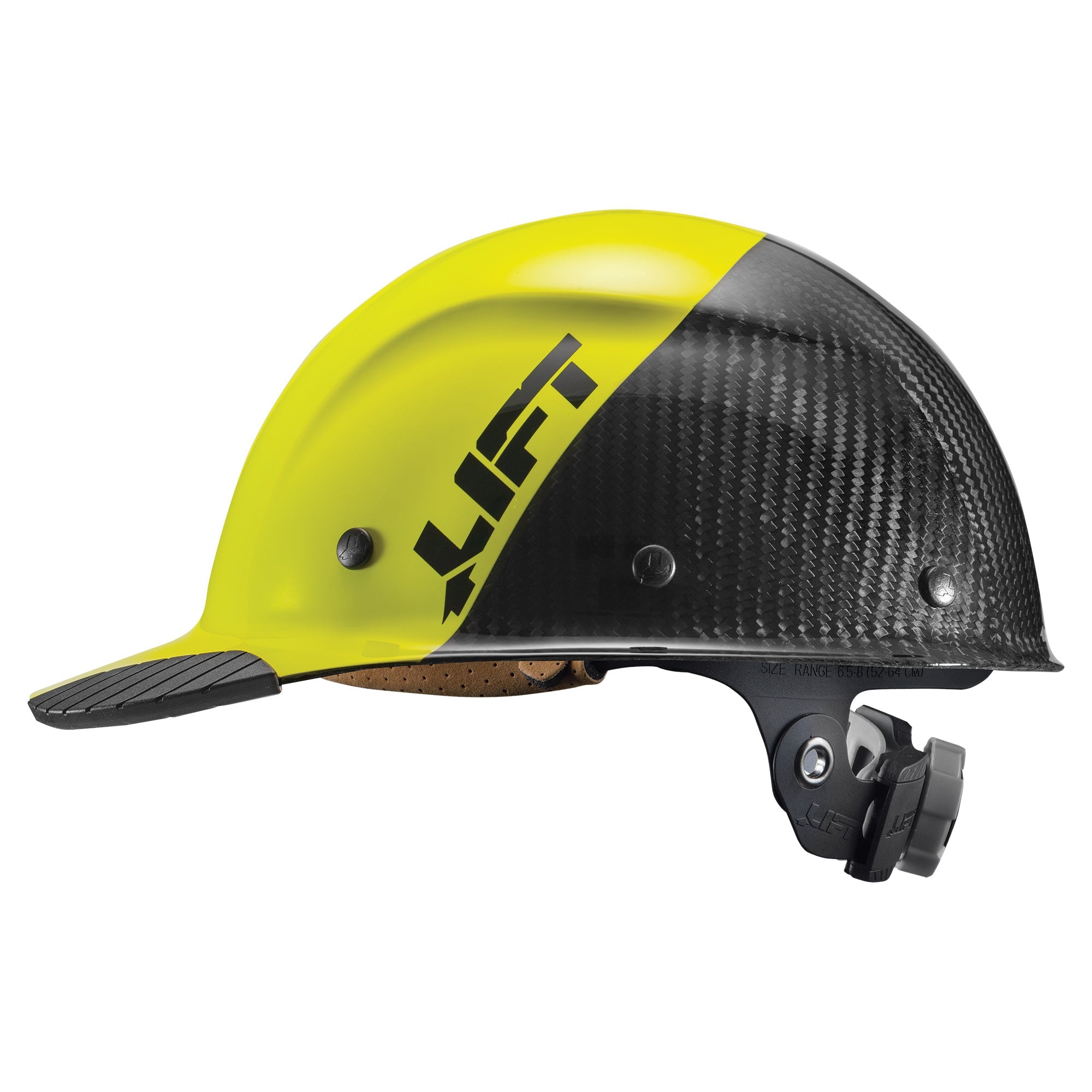 LIFT Safety DAX Fifty/50 Carbon Fiber Cap Style Hard Hat | ANSI Type I Class C | EN 397