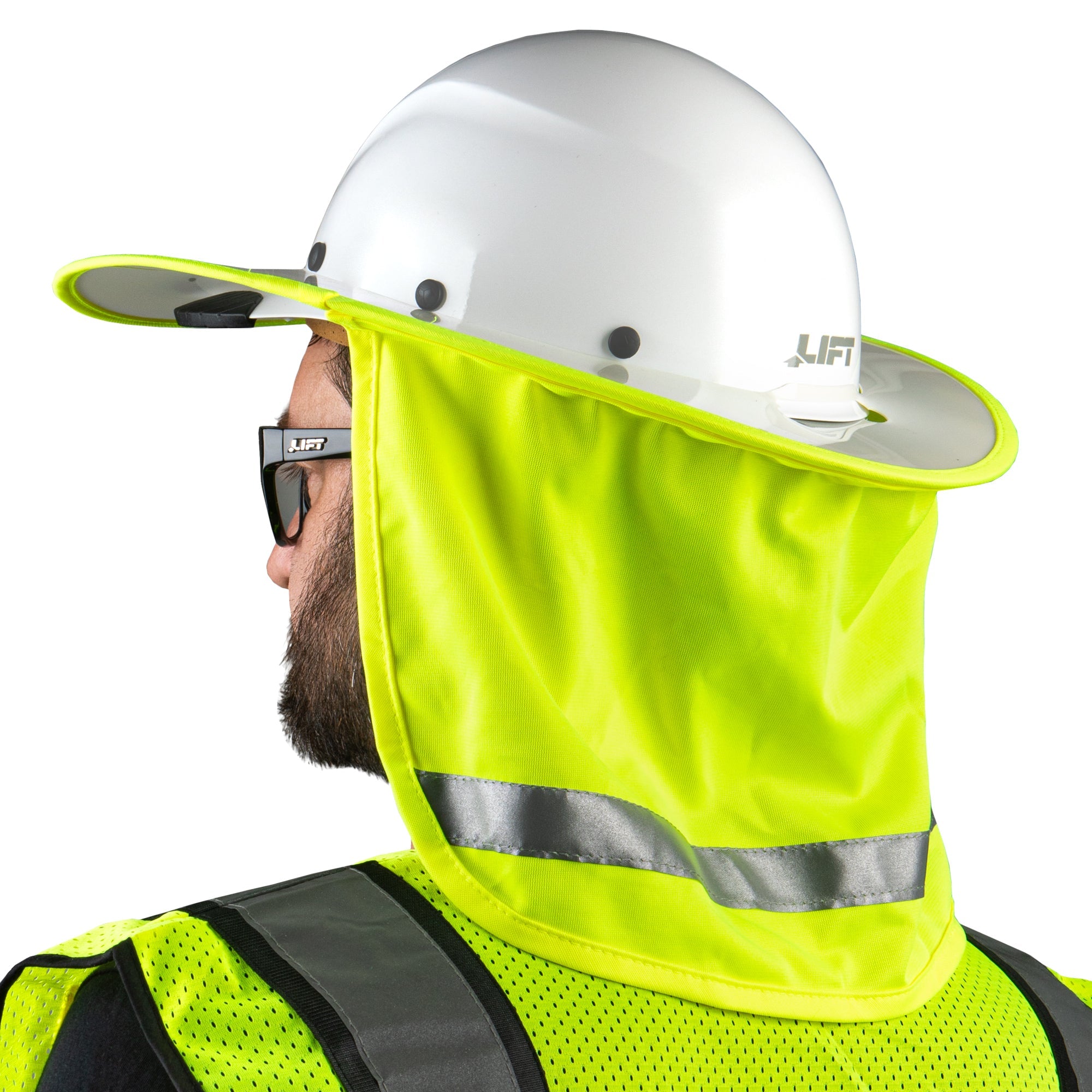 LIFT Safety DAX Sunshade | UV Protection | Reflective Striping | Cap & Full Brim