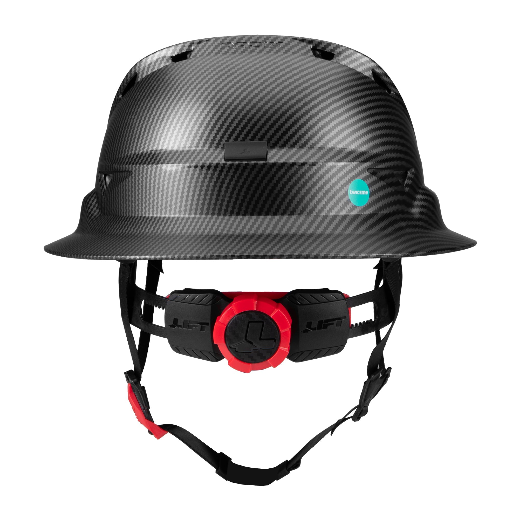 LIFT Safety RADIX Full Brim Vented Safety Helmet with Twiceme® | ANSI Type 2 | NFC