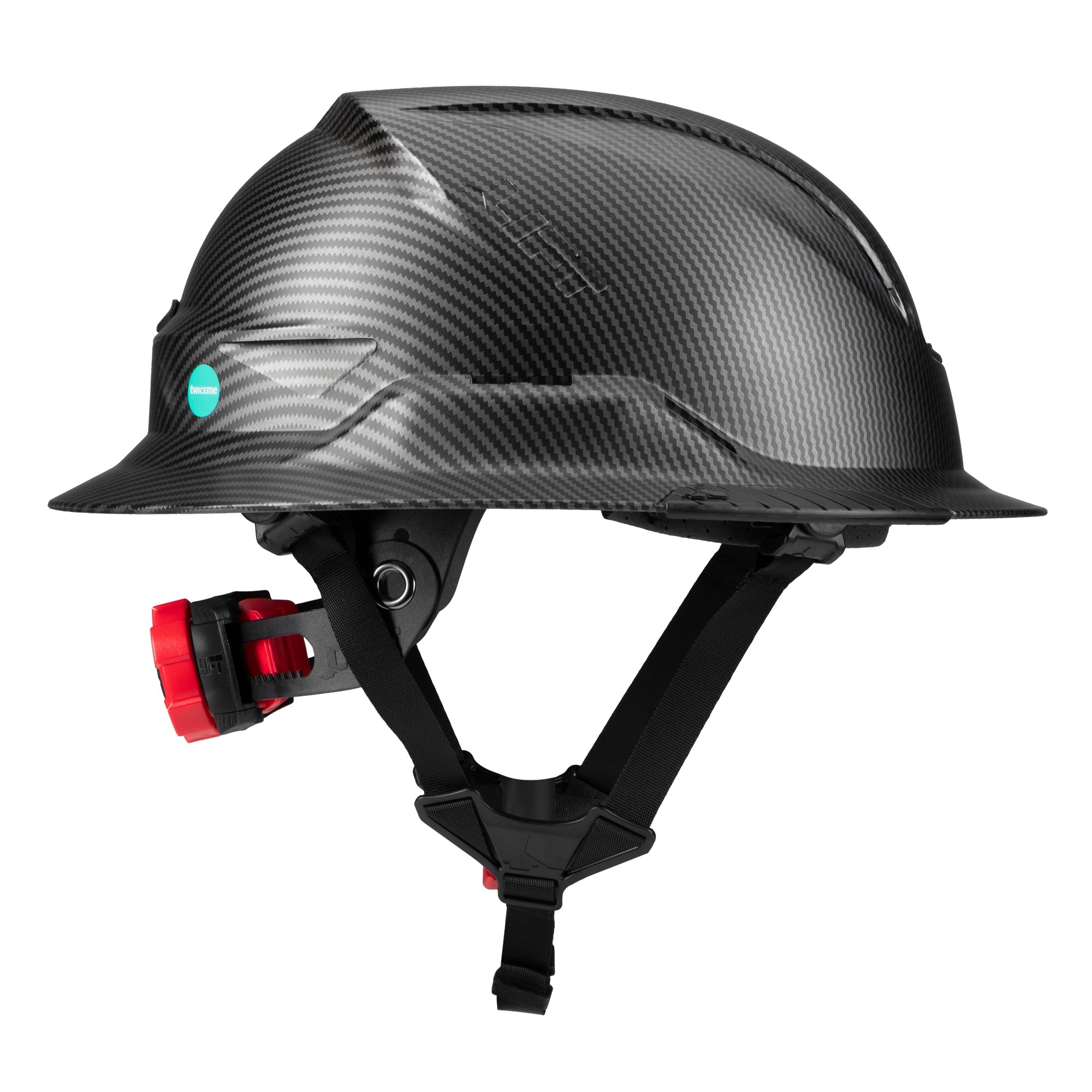 LIFT Safety RADIX Full Brim Non-Vented Safety Helmet with Twiceme® | ANSI Type 2 Class E