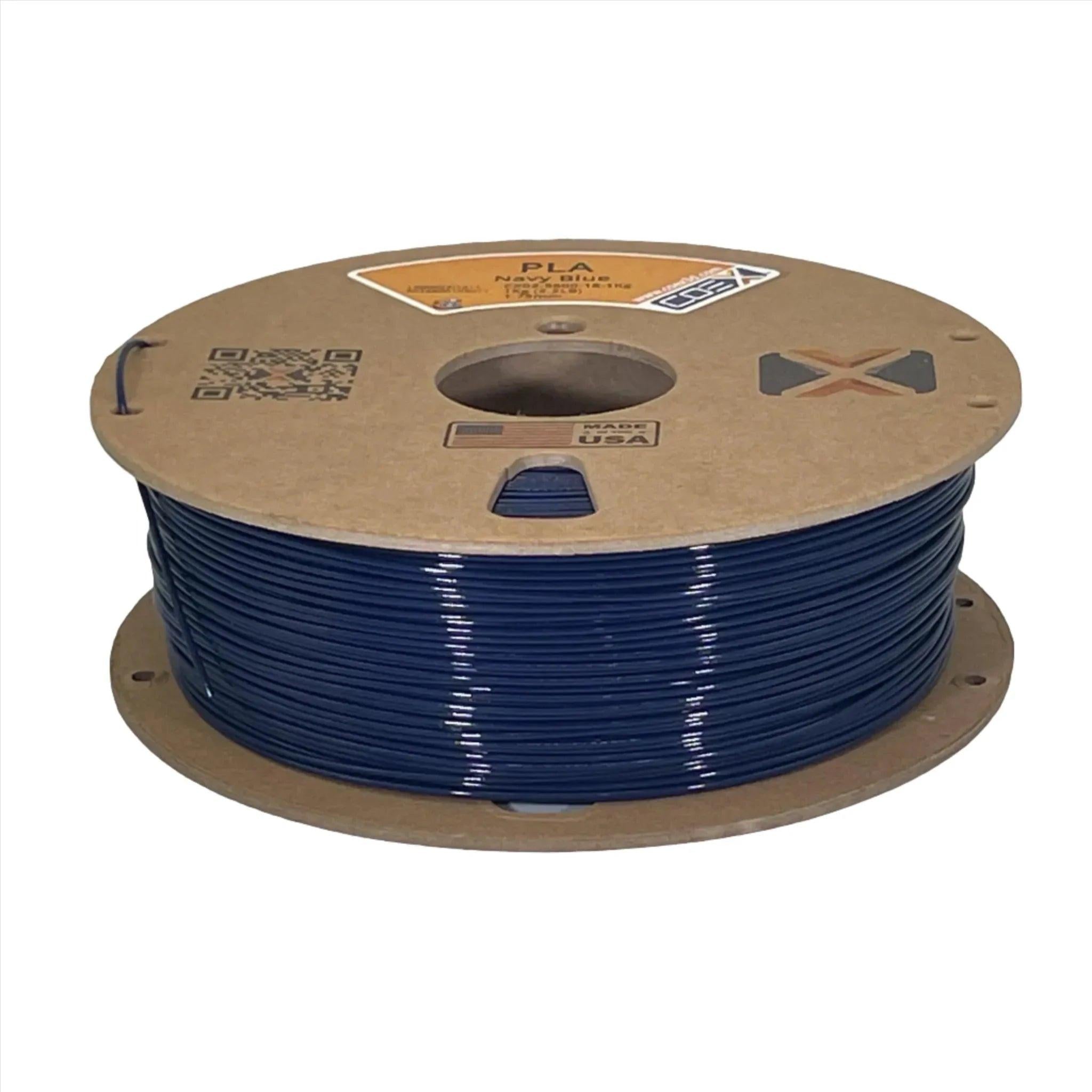 COEX 3D PLA Filament – Navy Blue – Easy Print, Smooth Finish 3D Printing Material