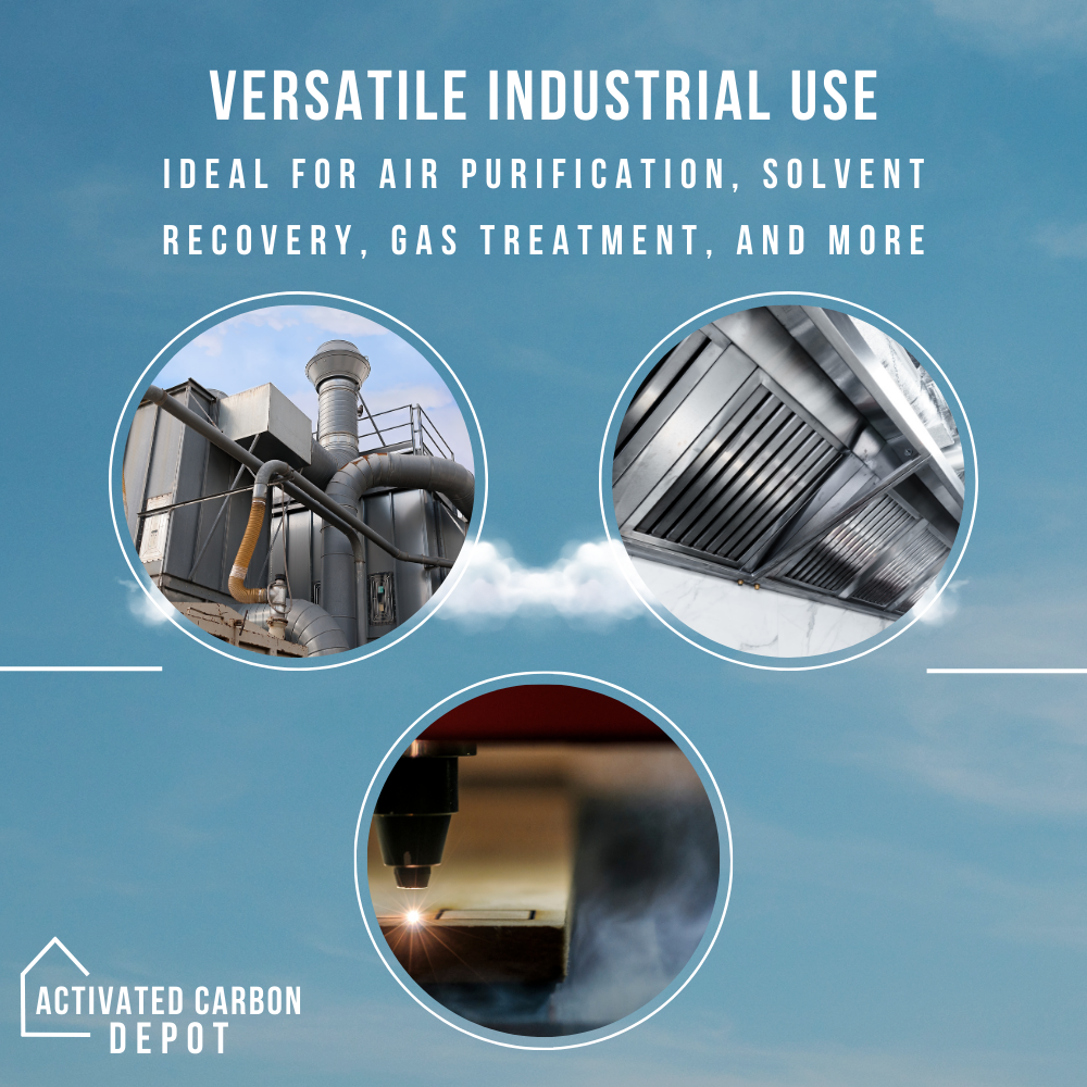 4mm pellet activated carbon for air filtration