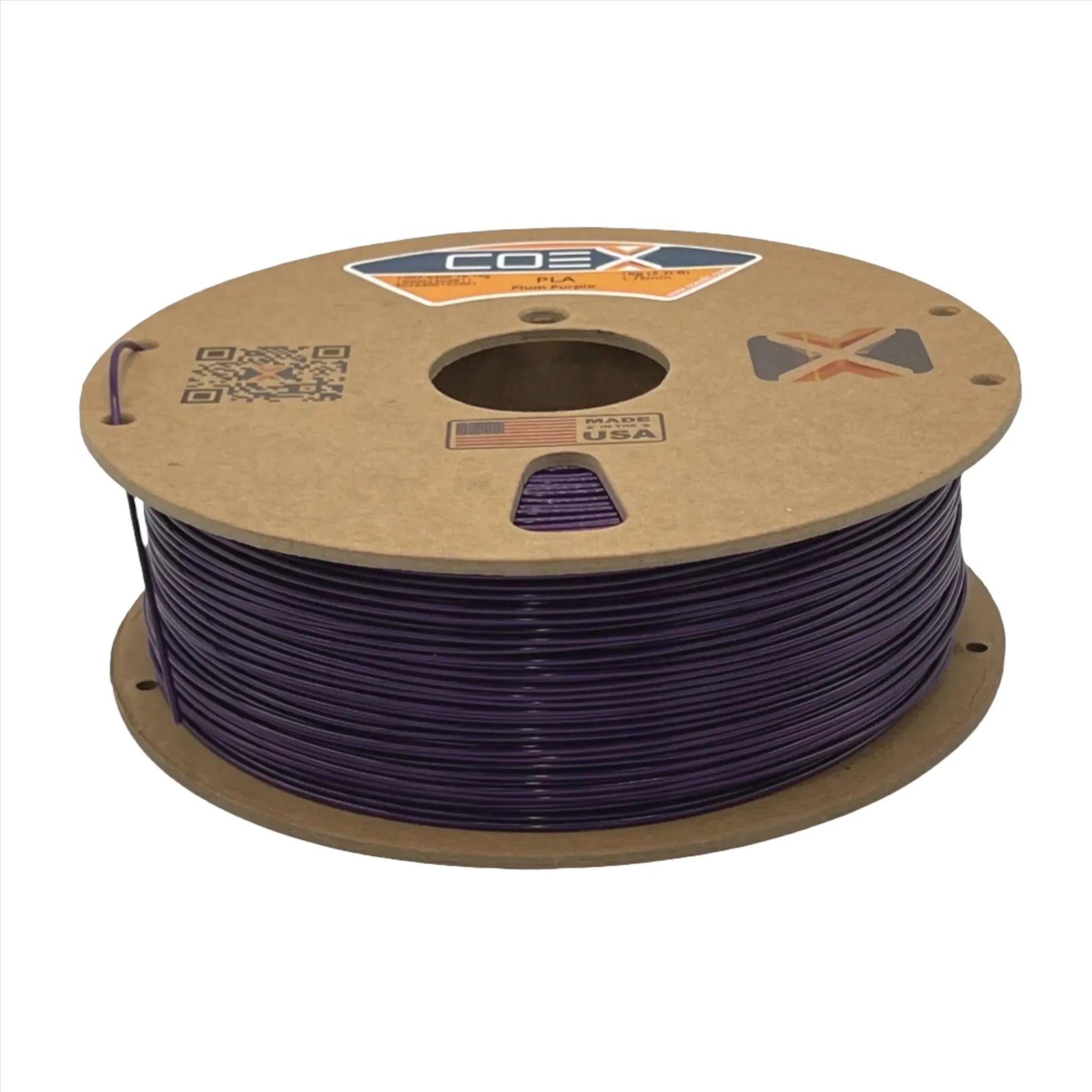 COEX 3D PLA Filament – Plum Purple – Easy Print, Smooth Finish 3D Printing Material
