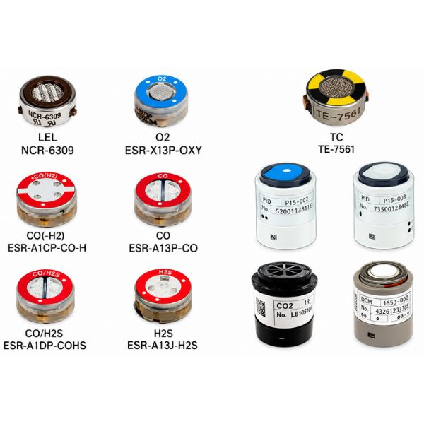 RKI GX-6100 Replacement Sensors – LEL O2 CO H2S PID IR & Toxic Gas