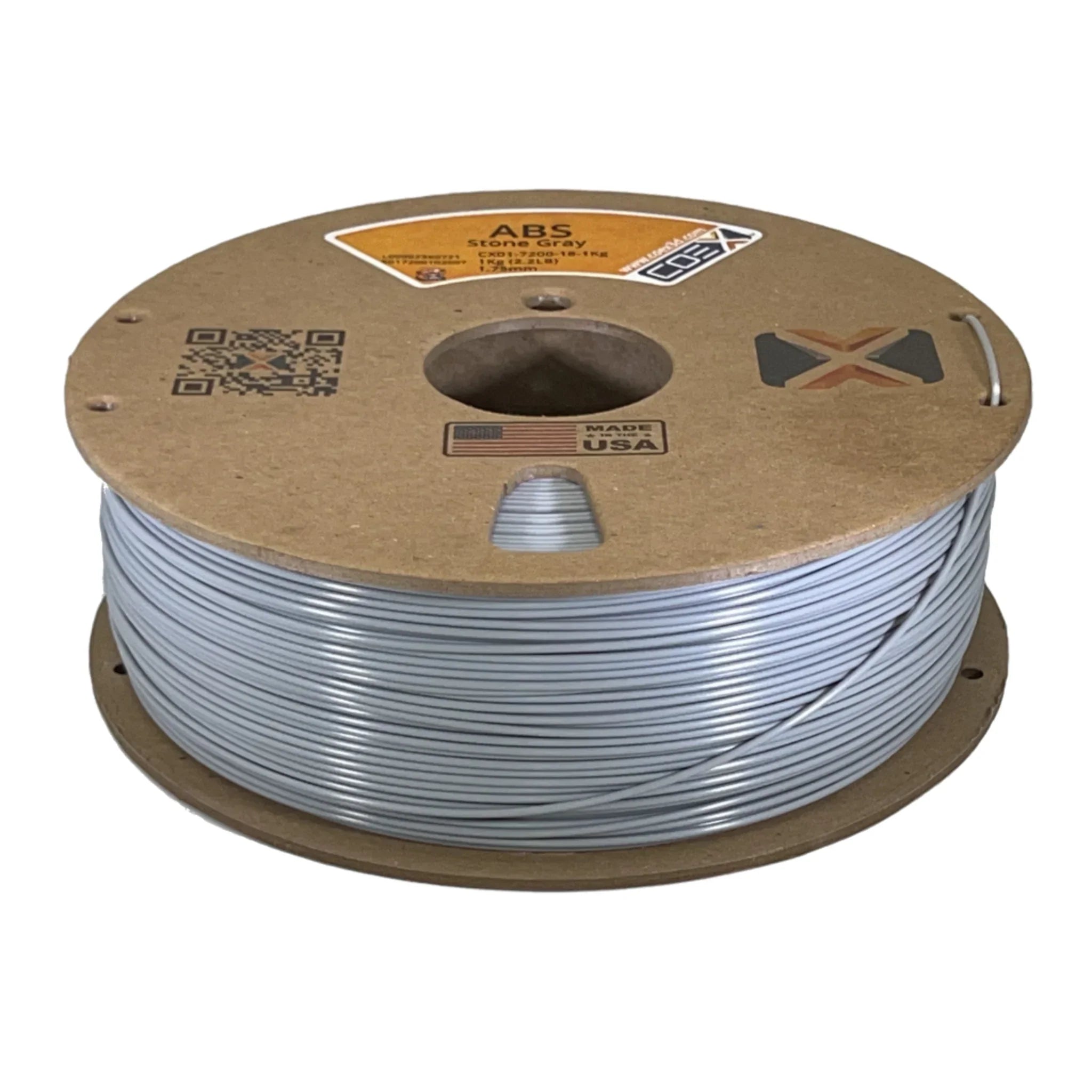 COEX 3D ABS Filament – Stone Gray – Heat Resistant, Durable 3D Printing Material