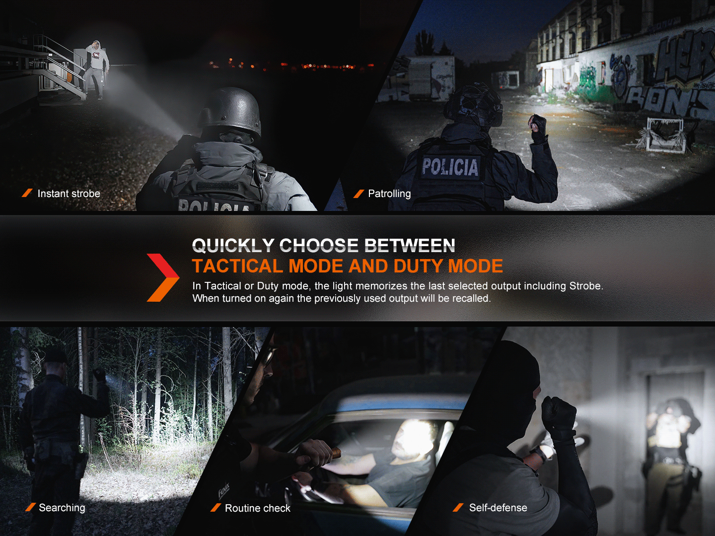 Fenix TK20R UE Tactical Flashlight | 2800 Lumens | FlexiSensa | 4 Colors