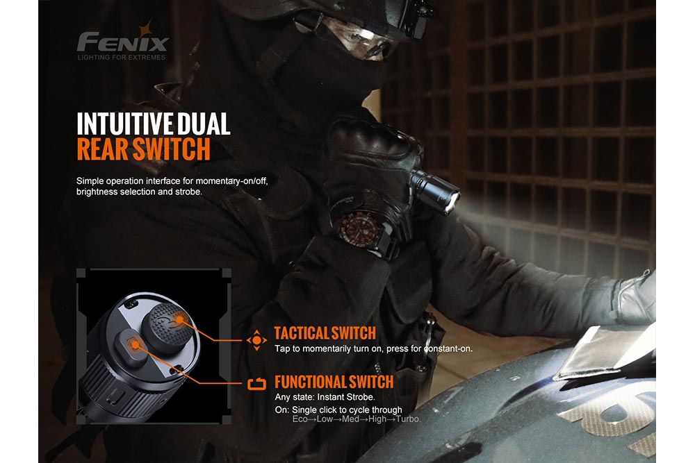 Fenix TK20R V2.0 Rechargeable Flashlight | 3000 Lumens | 1558 ft | IP68 | USB-C