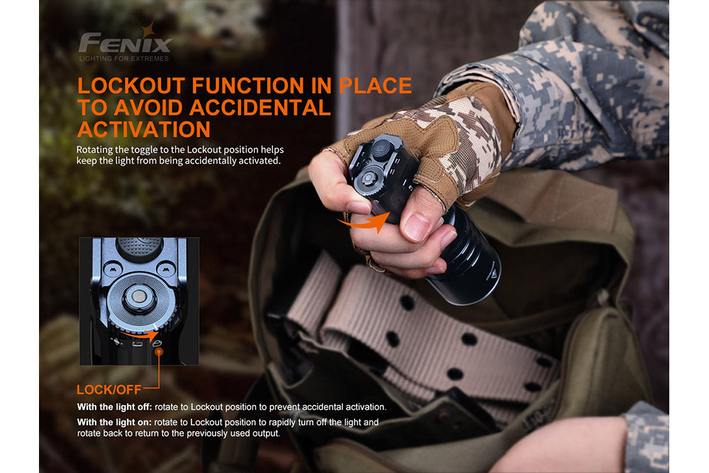 Fenix TK35UE V2.0 Tactical Flashlight | 5000 Lumens | 1300 ft | Tactical & Duty Modes