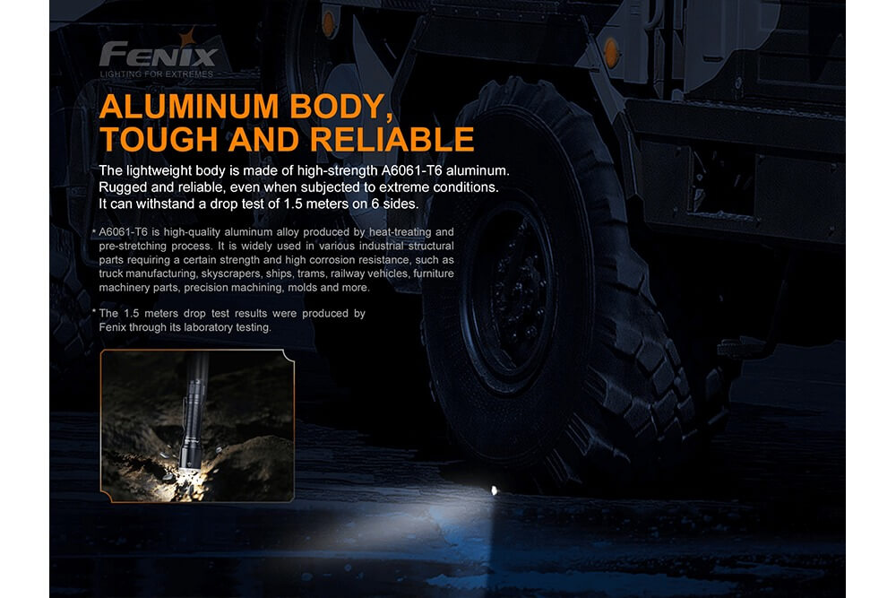 Fenix TK16 V2.0 Tactical Flashlight | 3100 Lumens | 36,100 Candela | USB-C