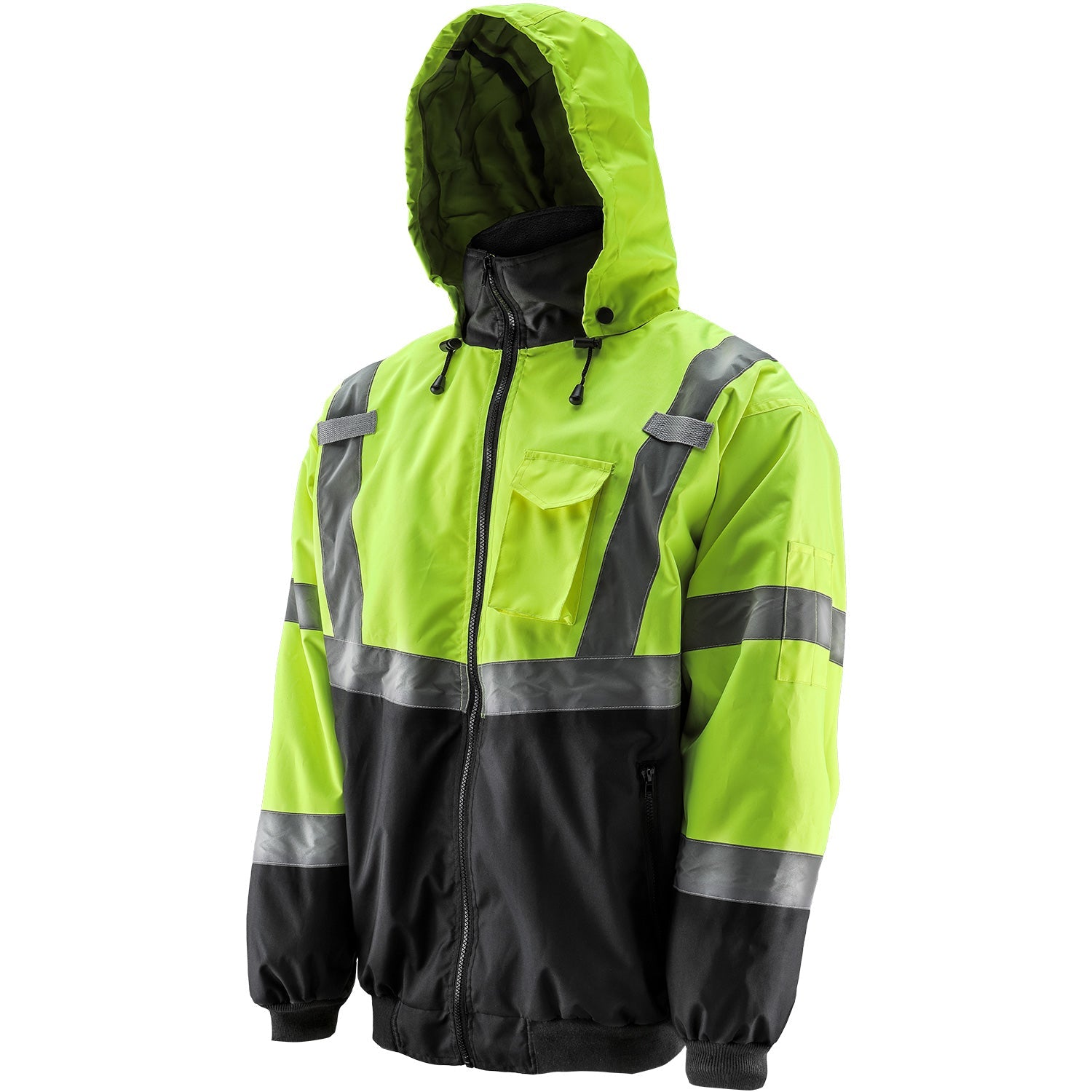 LIFT Safety Hi-Viz Yellow Bomber Jacket | ANSI Level 3 Type R