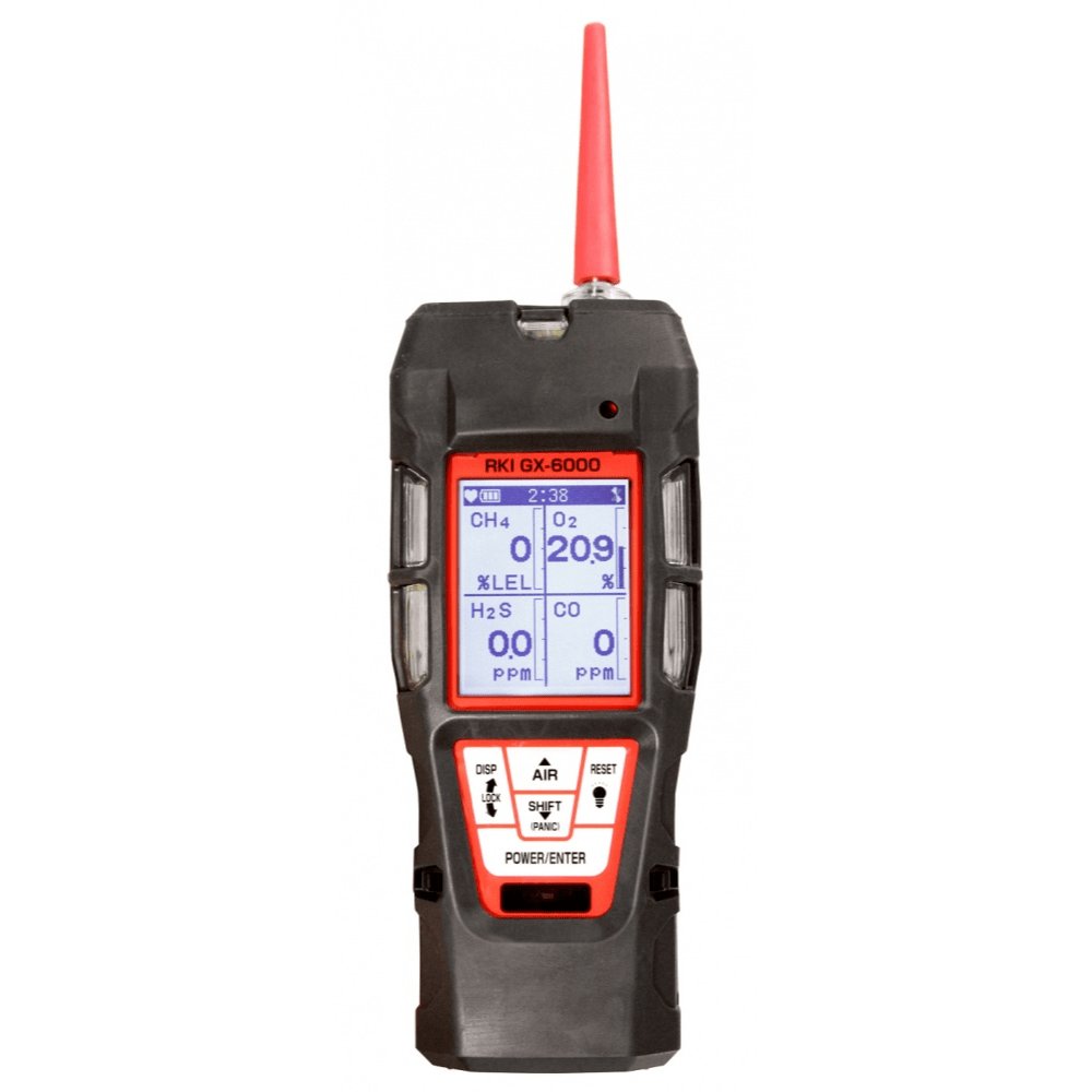 RKI GX-6000 PID Multi-Gas Monitor LEL, O2, H2S, CO, VOC's