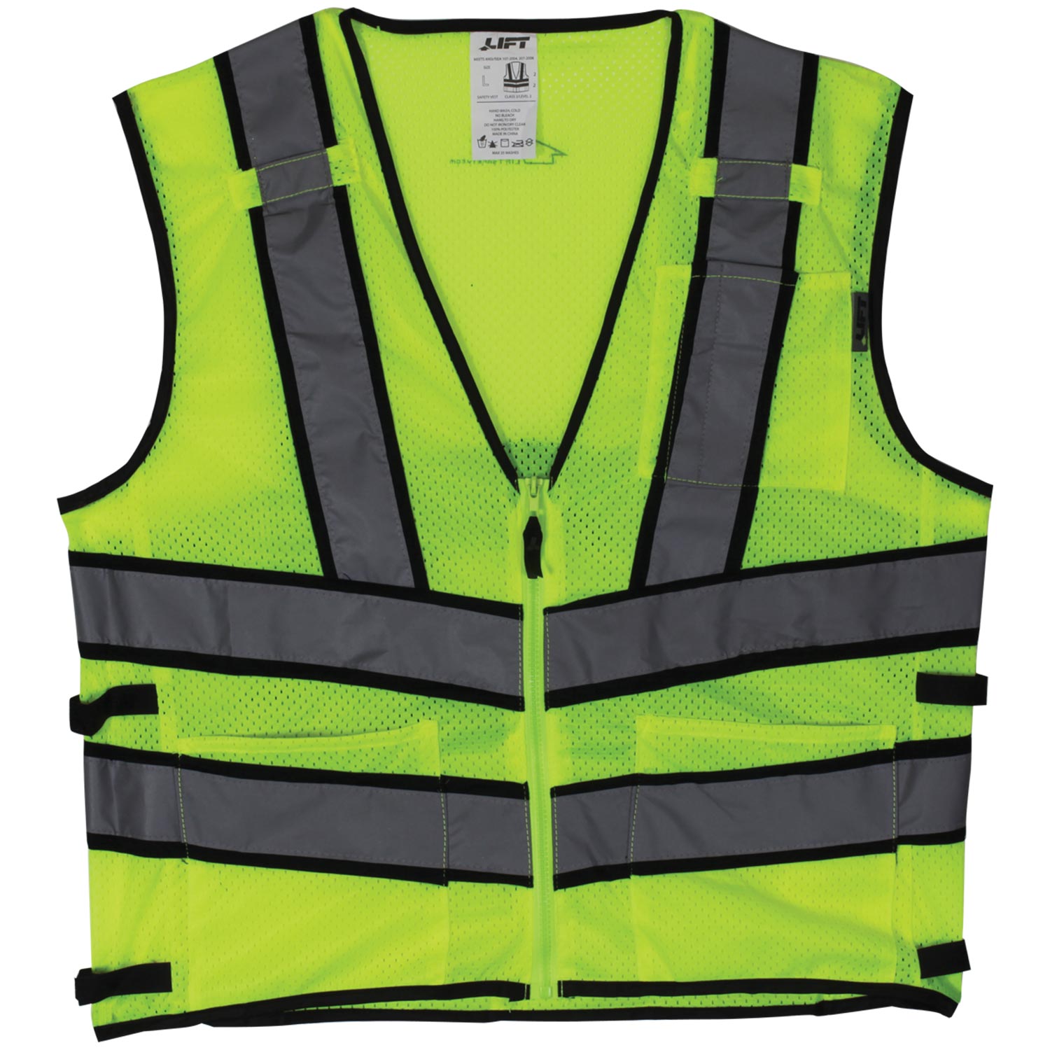 LIFT Safety VIZ-PRO2 Safety Vest | Hi-Viz Yellow | ANSI Class 2