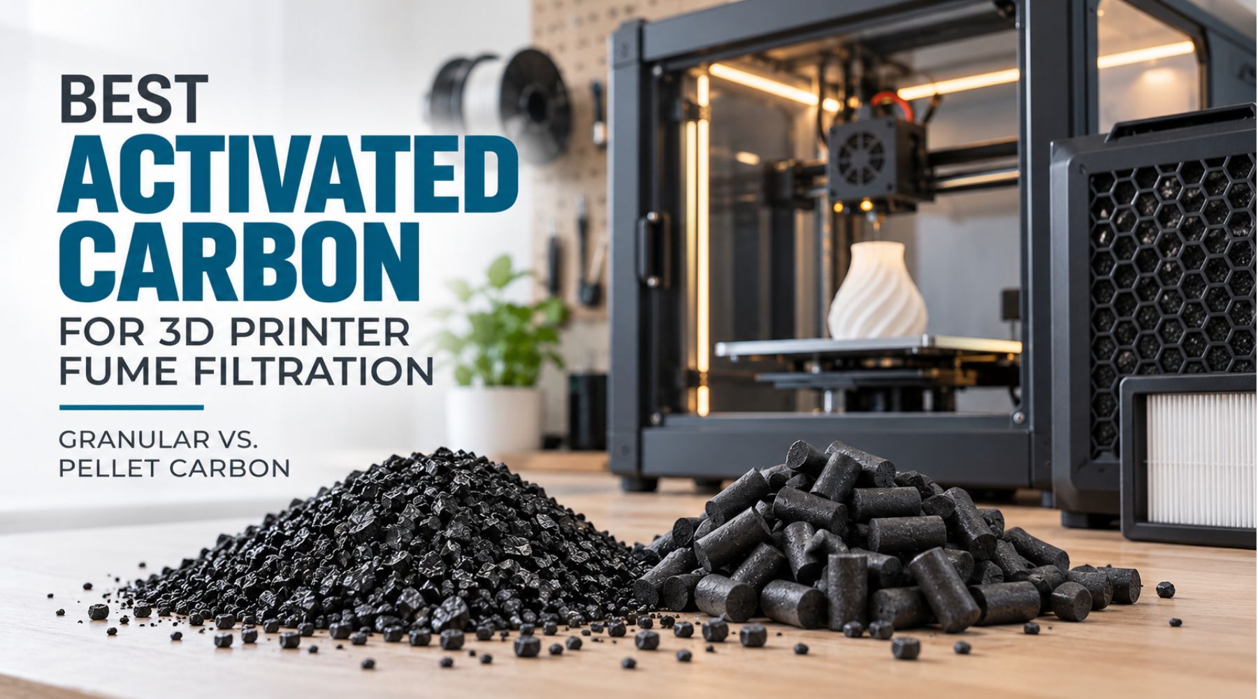 Activated Carbon for 3D Printer Fume Filtration