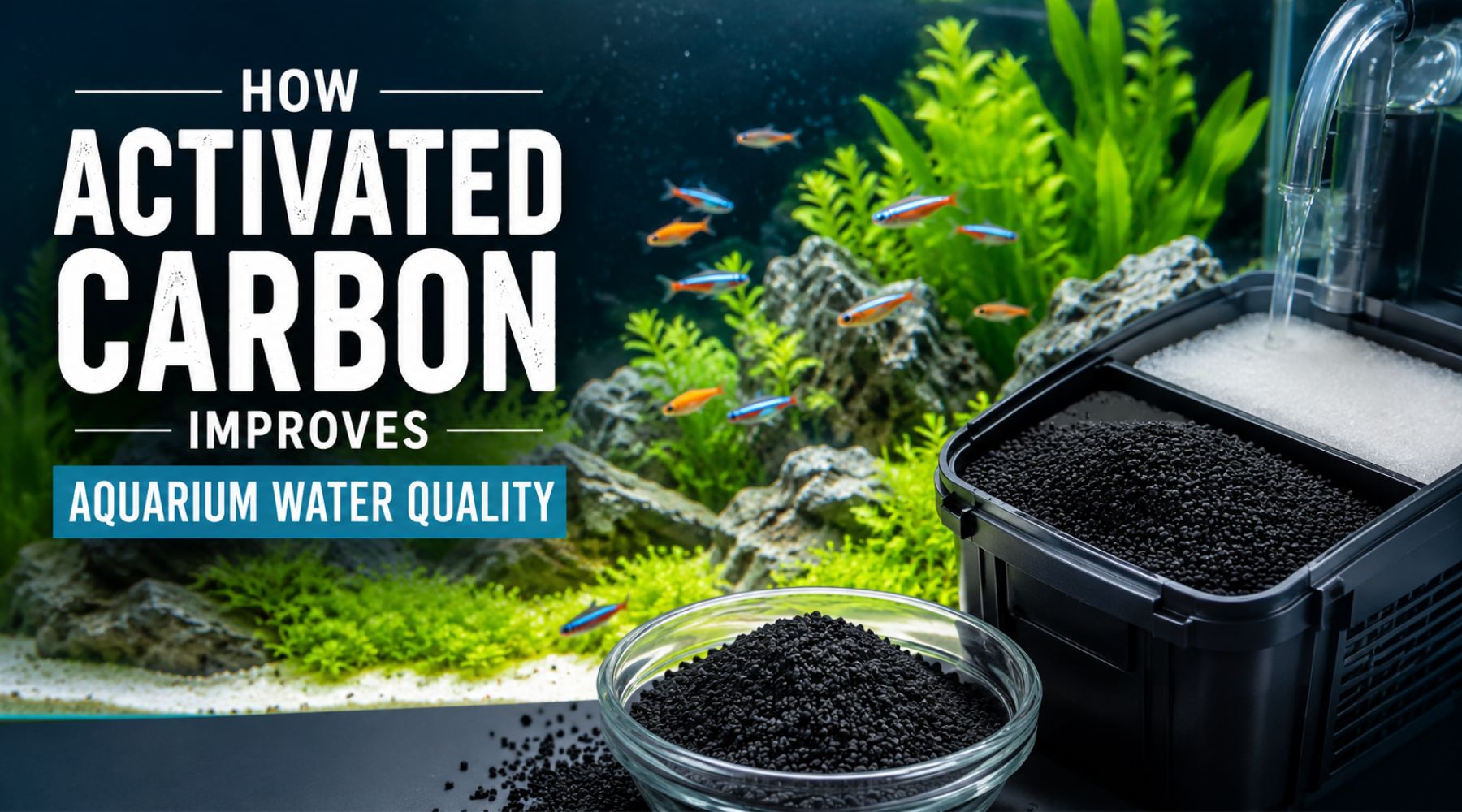 How Activated Carbon Improves Aquarium Water Quality